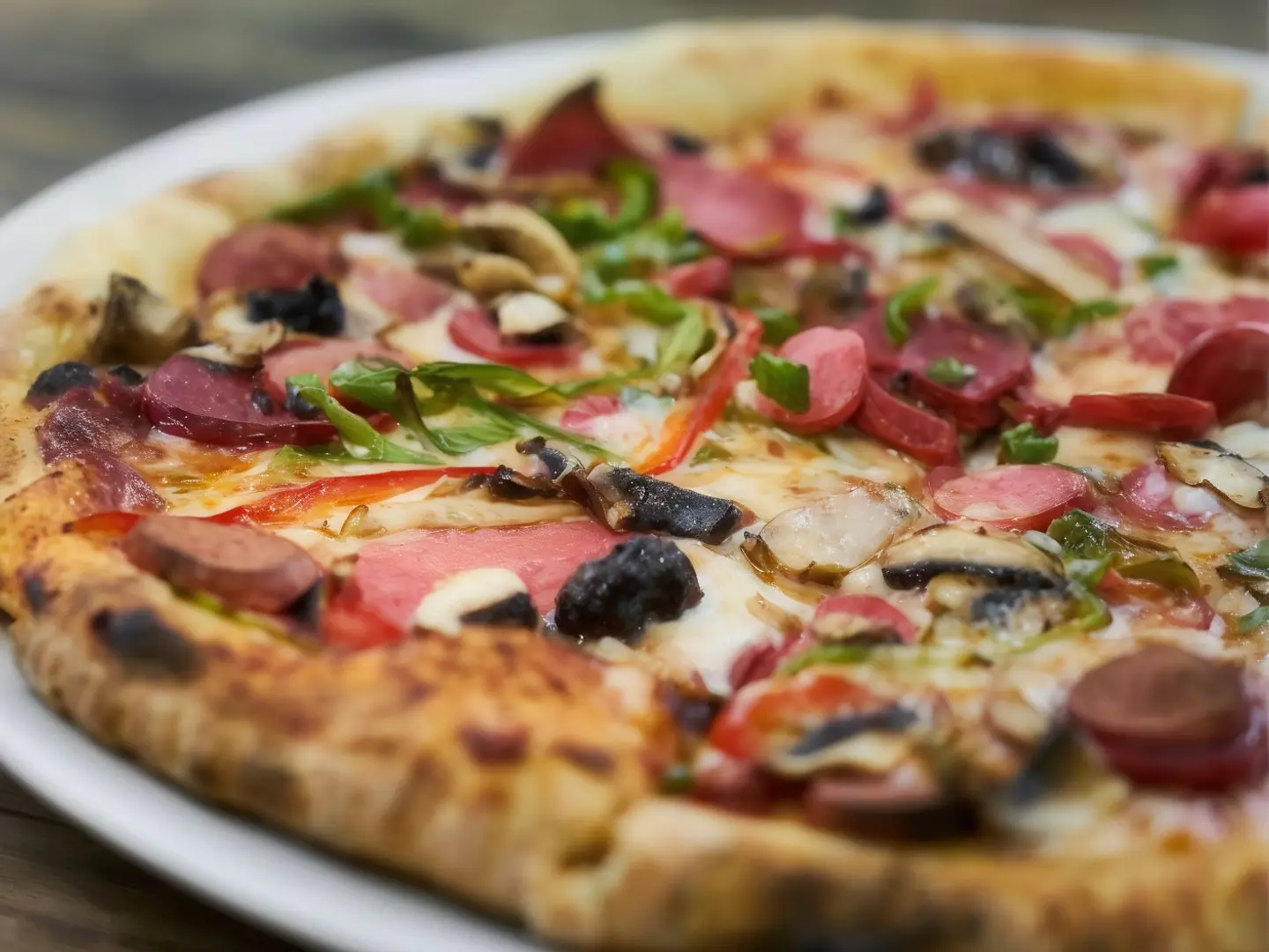 بيتزا نقانق