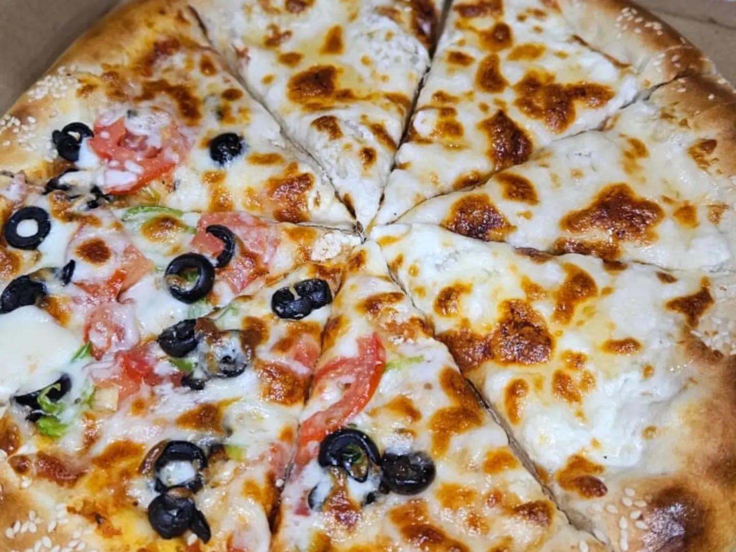 نصف بيتزا نصف عش البلبل