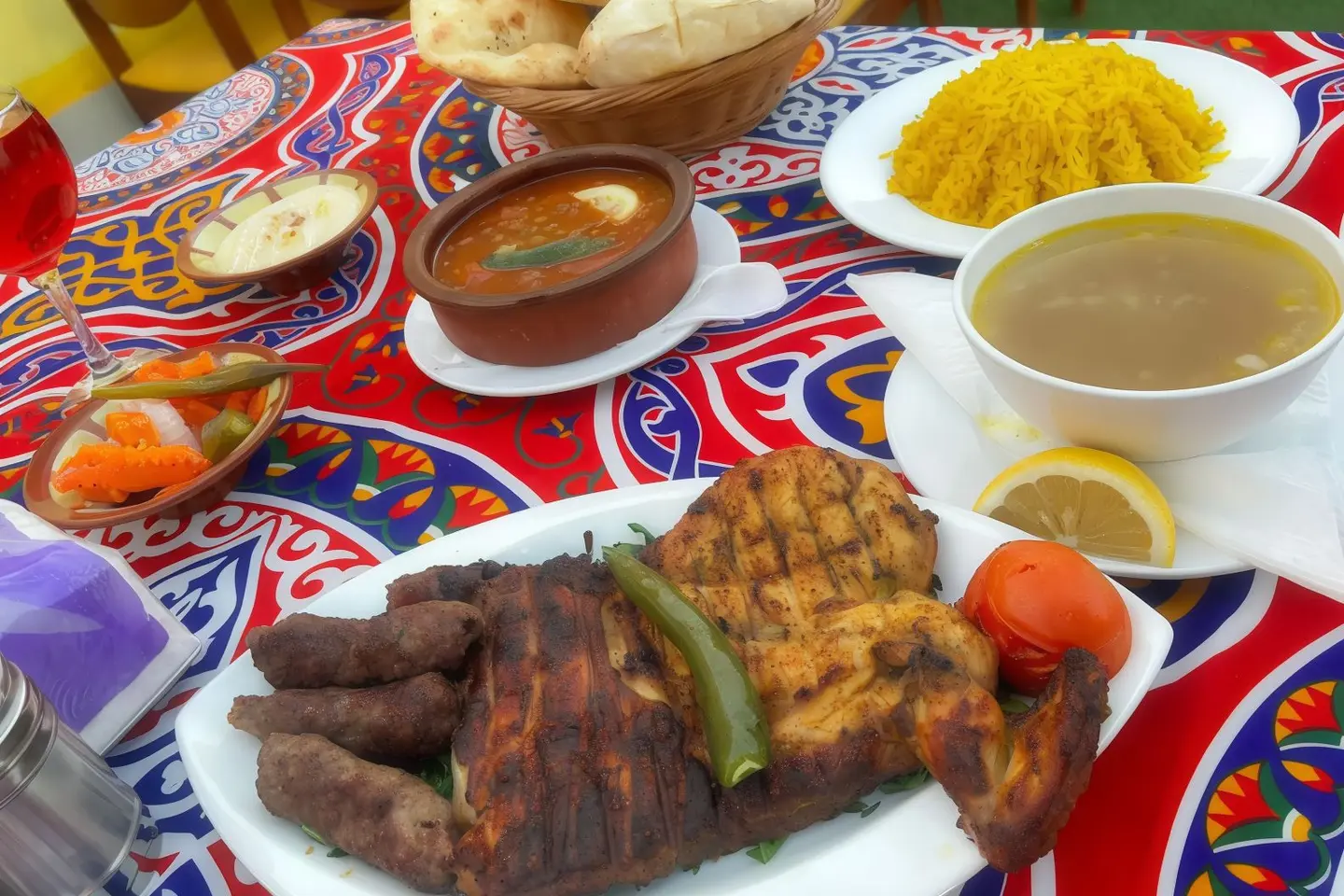 Half Chicken And Kabab Meal