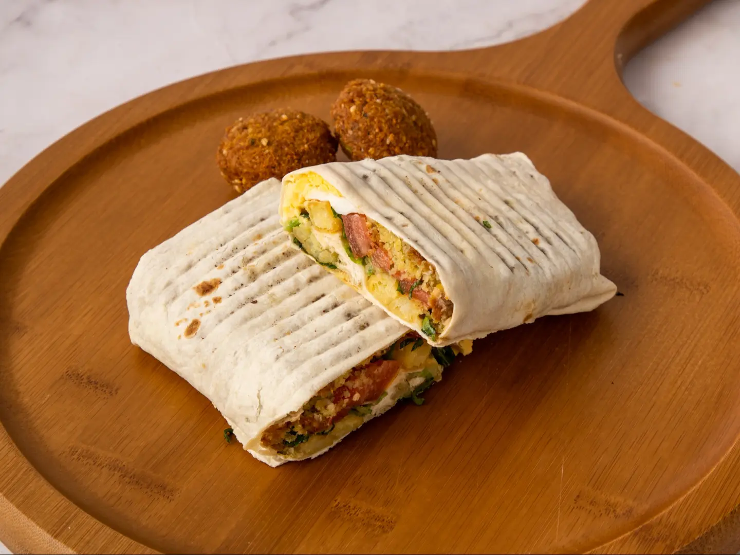 Shami Falafel With Egg