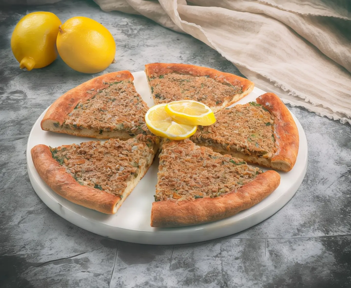 Bread With Meat Plate