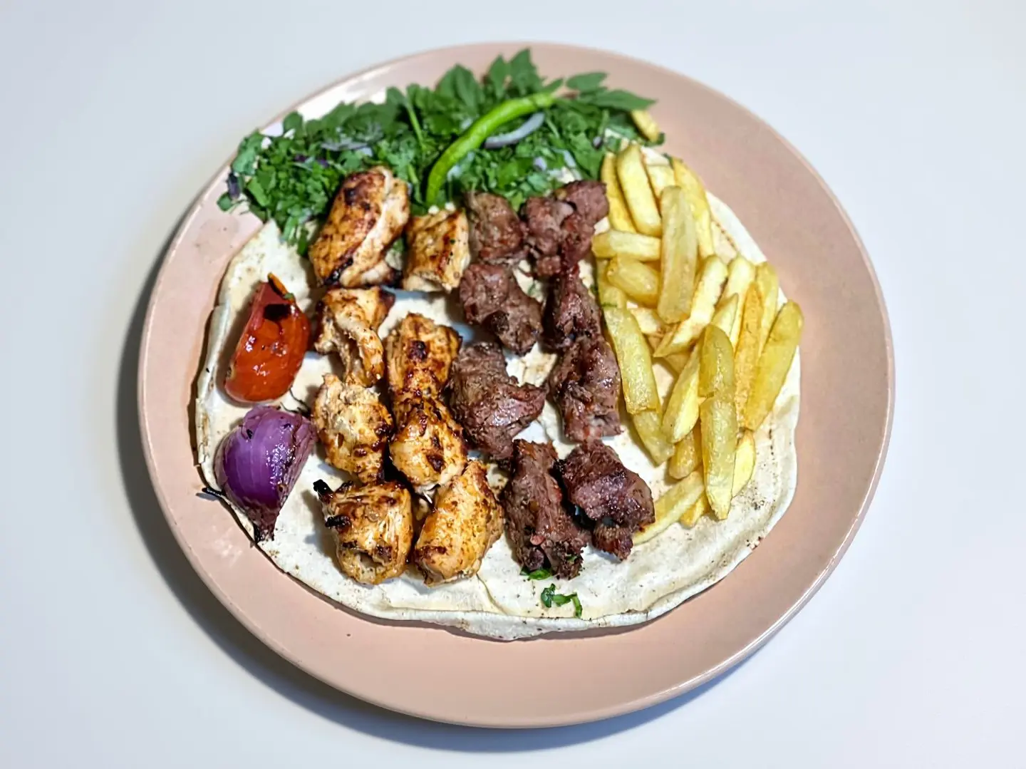 Mixed Chicken And Meat Awsal