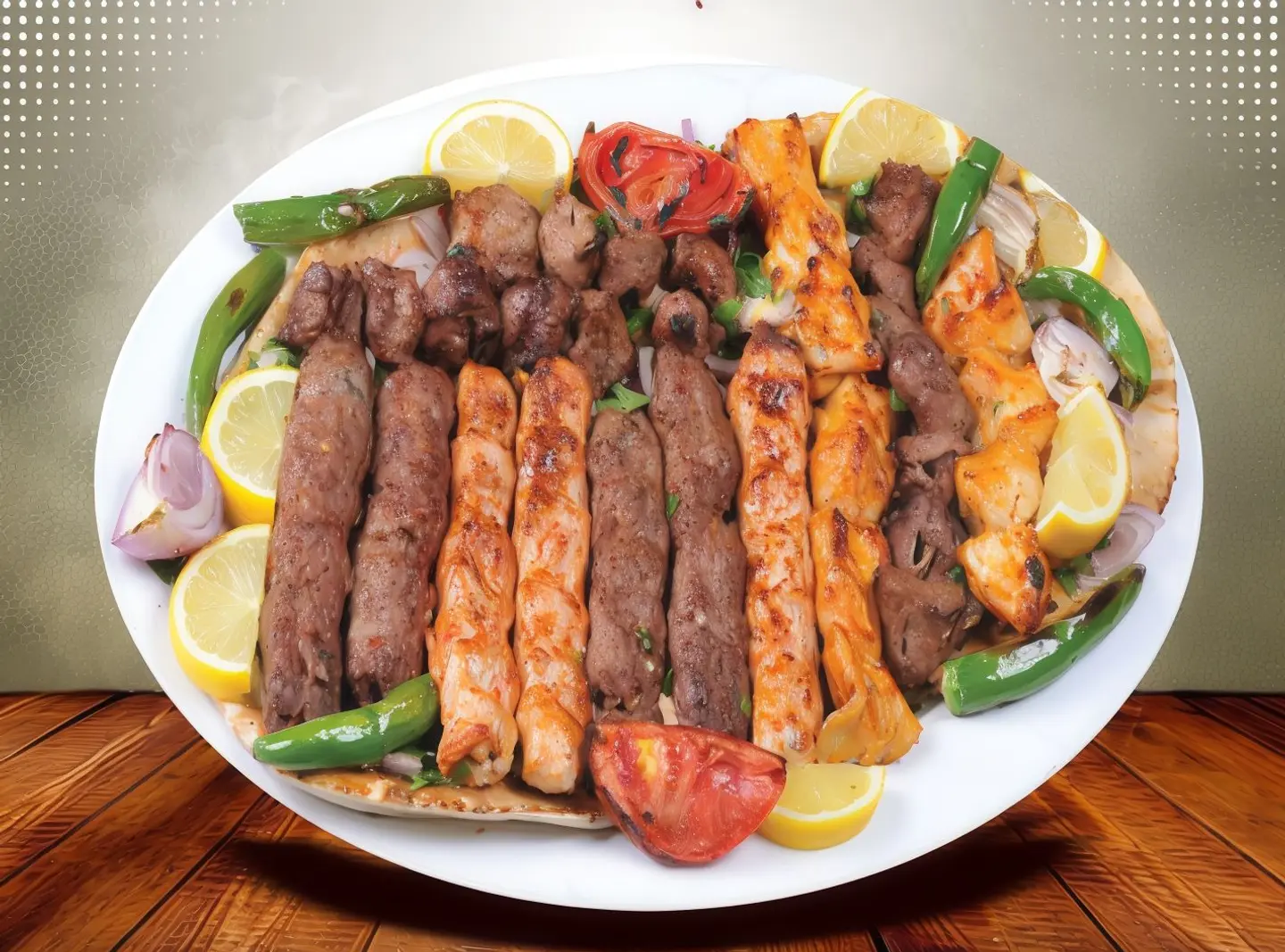 صحن مشاوي اسطورةالشام