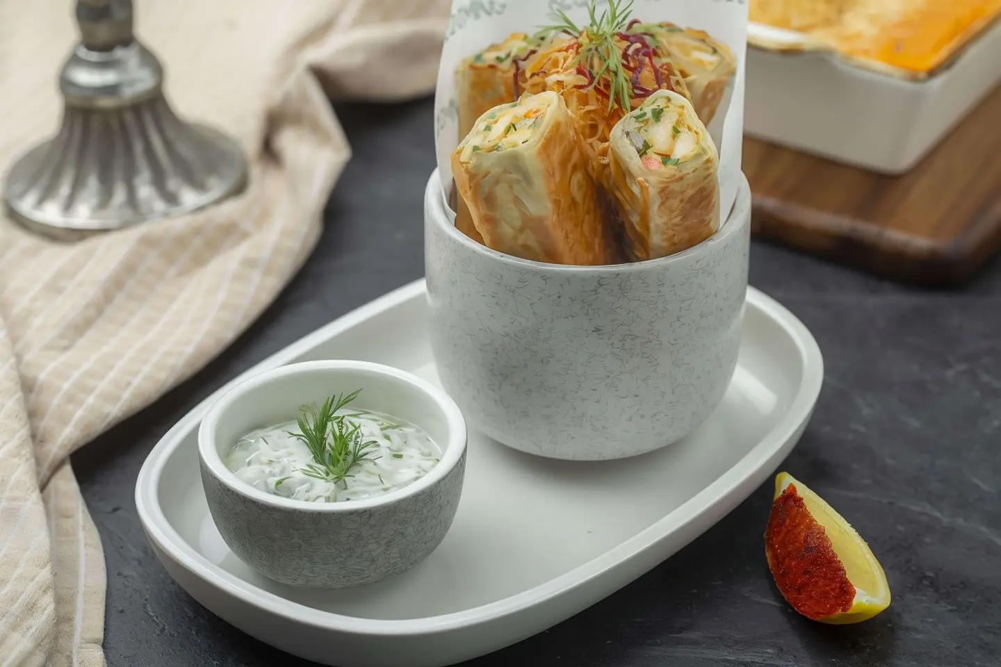 رولات الدجاج