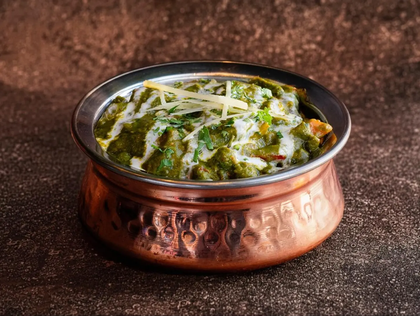 Lahori Spinach Vegetable Handi