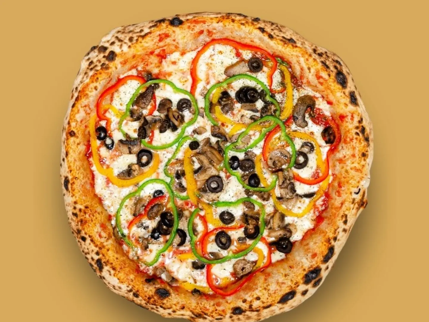 بيتزا خضار كبير