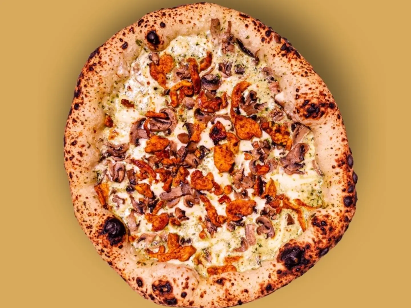 بيتزا غرانو الدجاج وسط