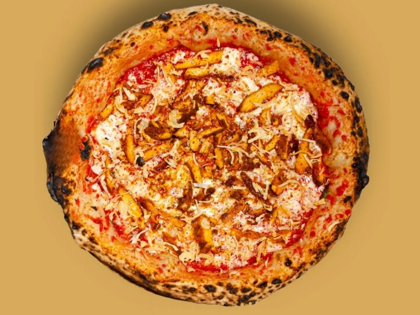 بيتزا مانزوني دجاج وسط