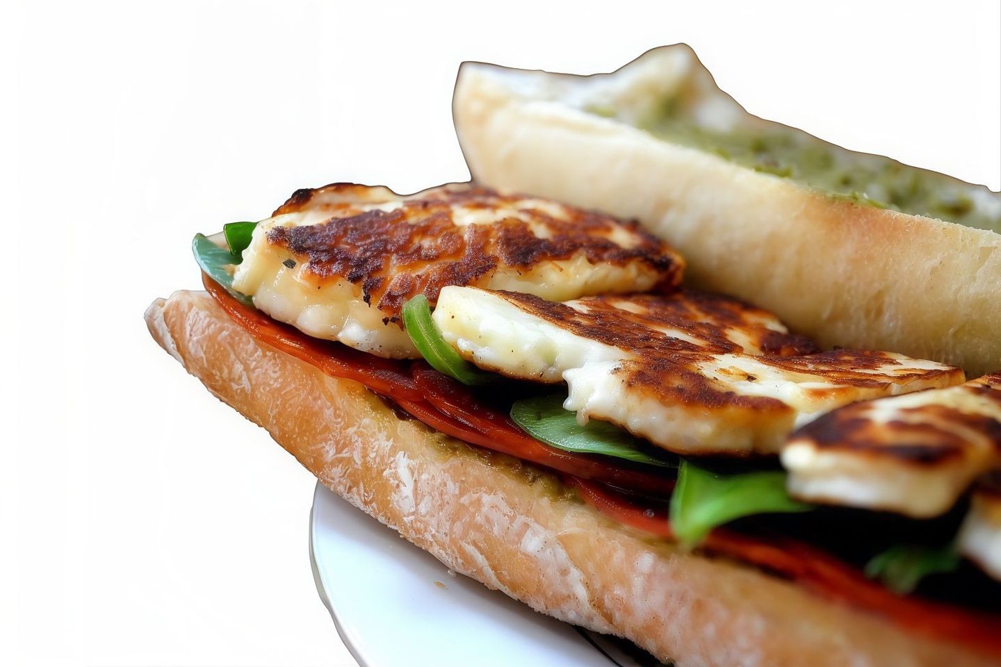 Grilled Halloumi Sandwich