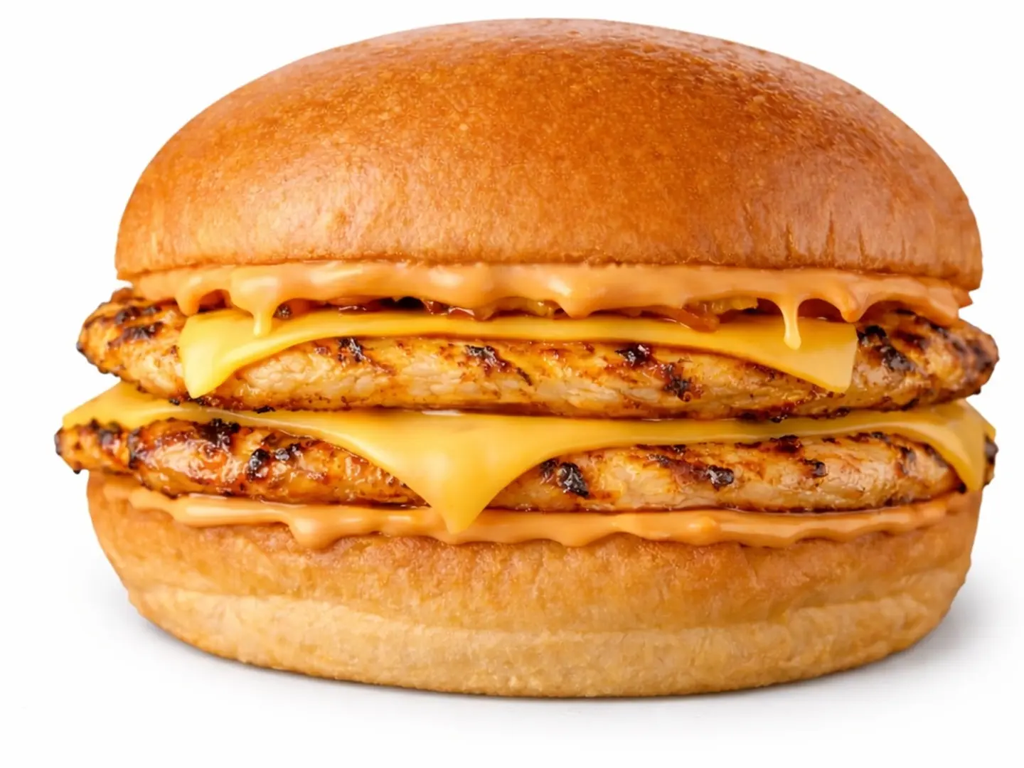 برجر دبل دجاج مشوي