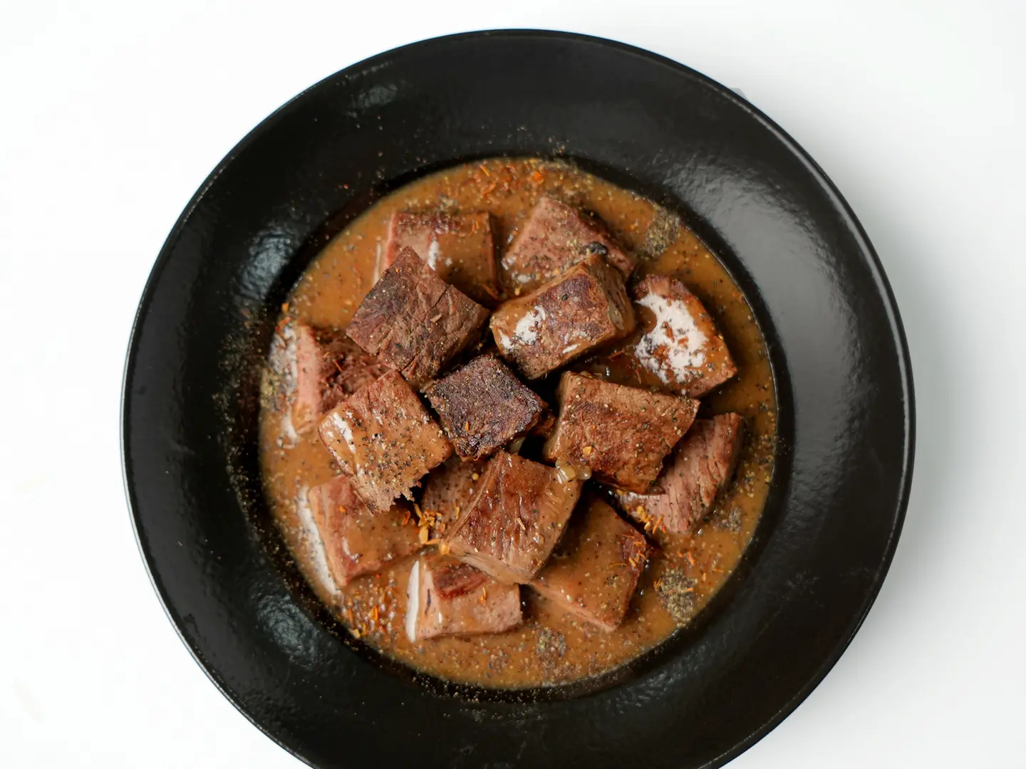 Steak With Pepper Sauce