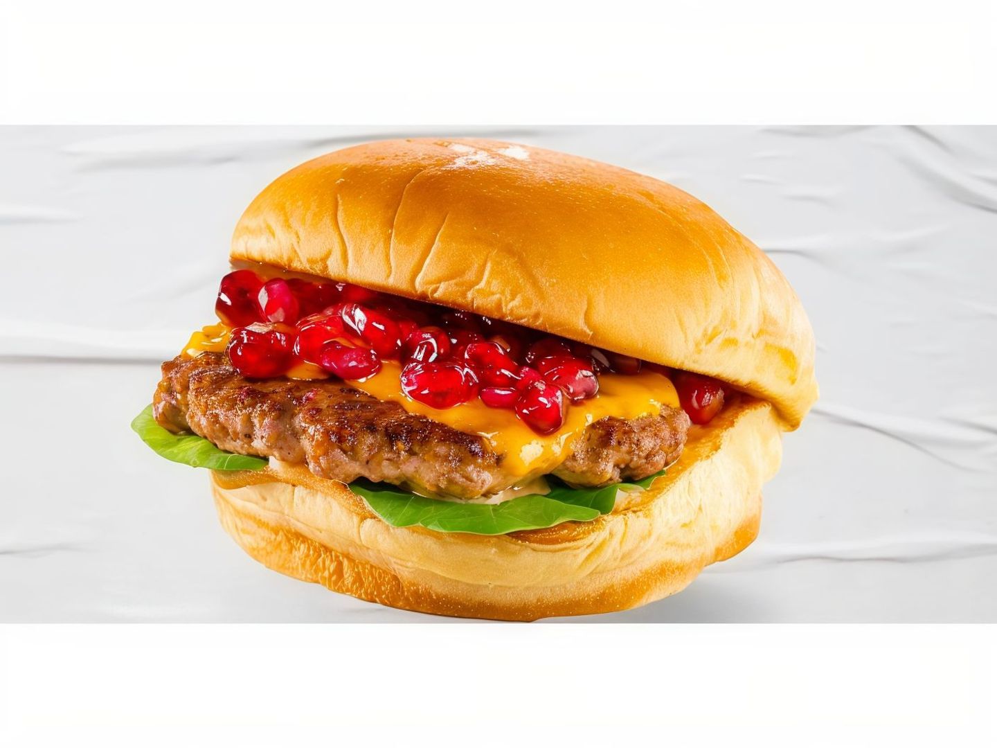 Pomegranate Beef Burger