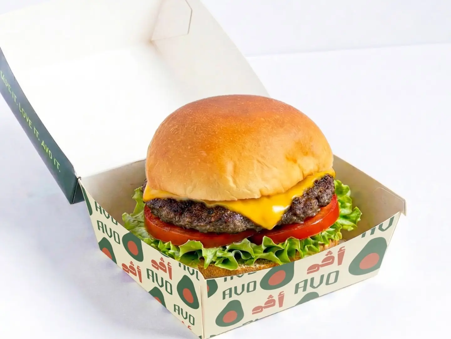 برجر لحم دبل