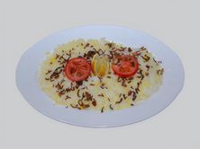 أرز أبيض مشخول