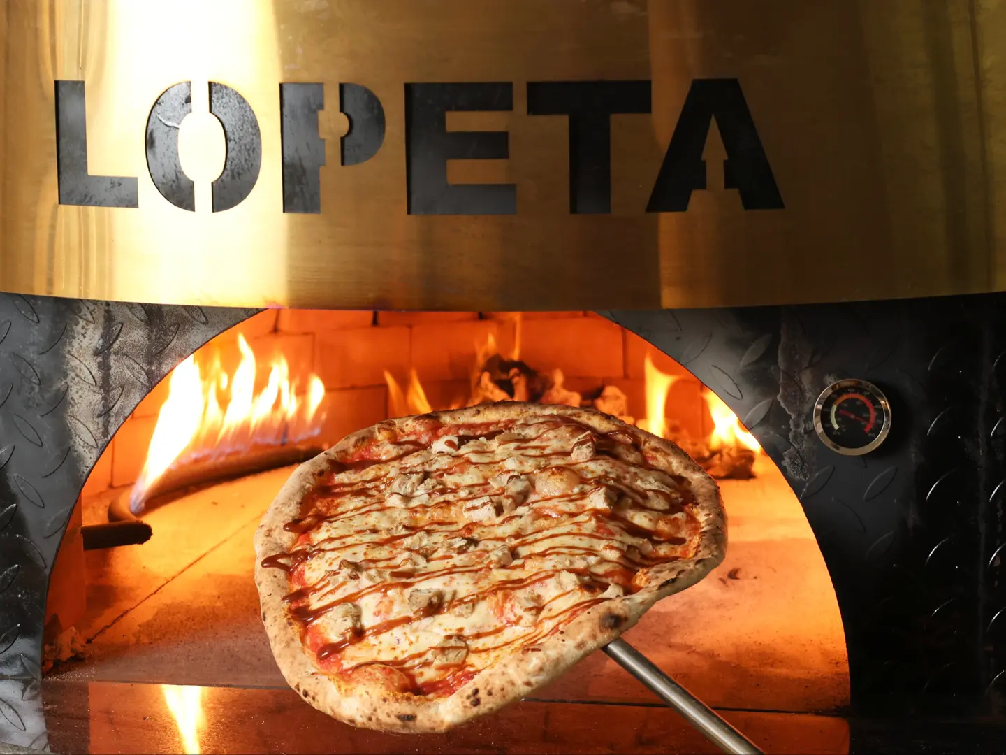 دجاج باربيكيو - وسط