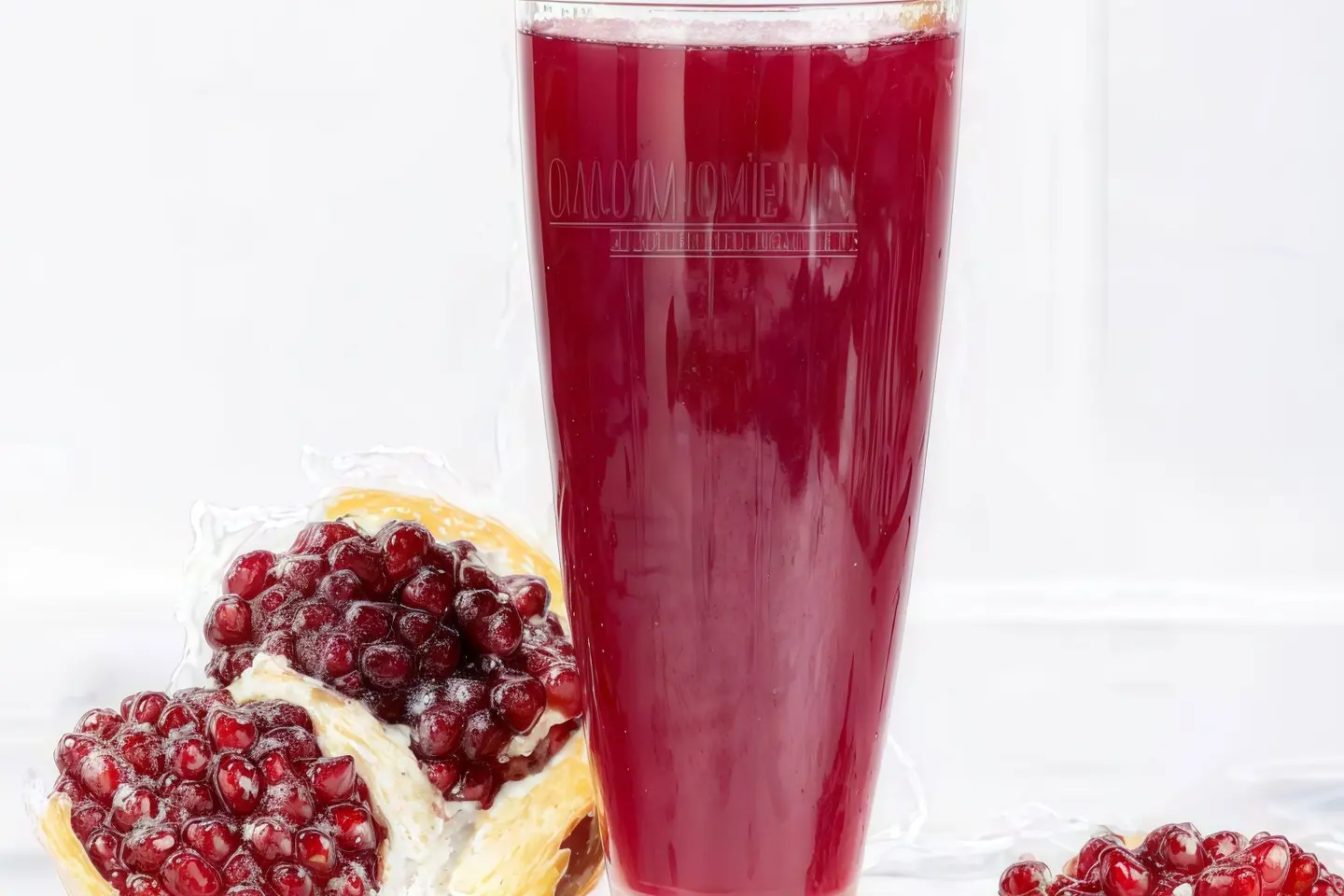 A Cup Of Fresh Pomegranate Juice
