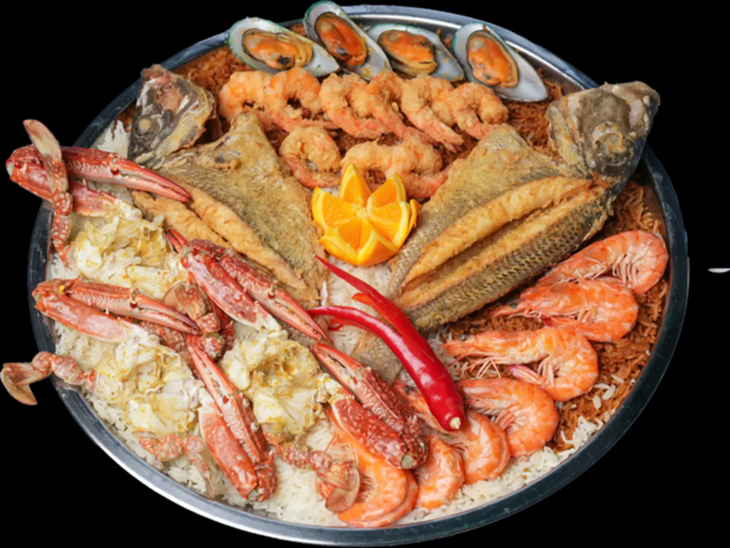 Fish Feast Sea Bream And Sea Food