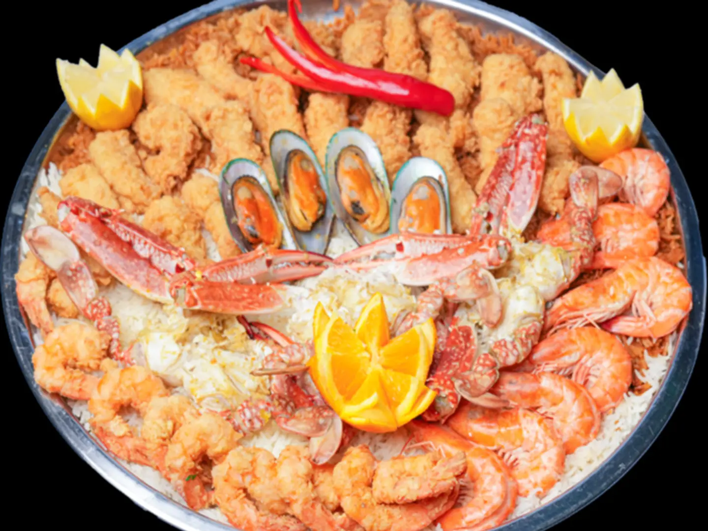 Fish Fillet And Seafood Feast