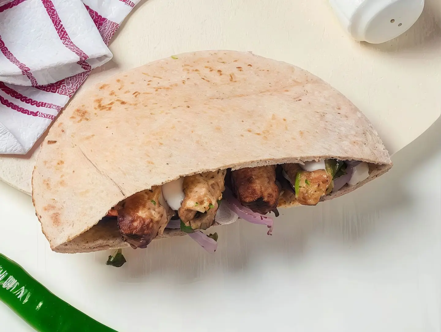 Meat Kebab Sandwich
