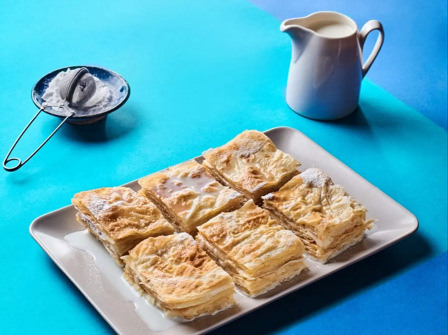 فطير بغاشة كاسترد