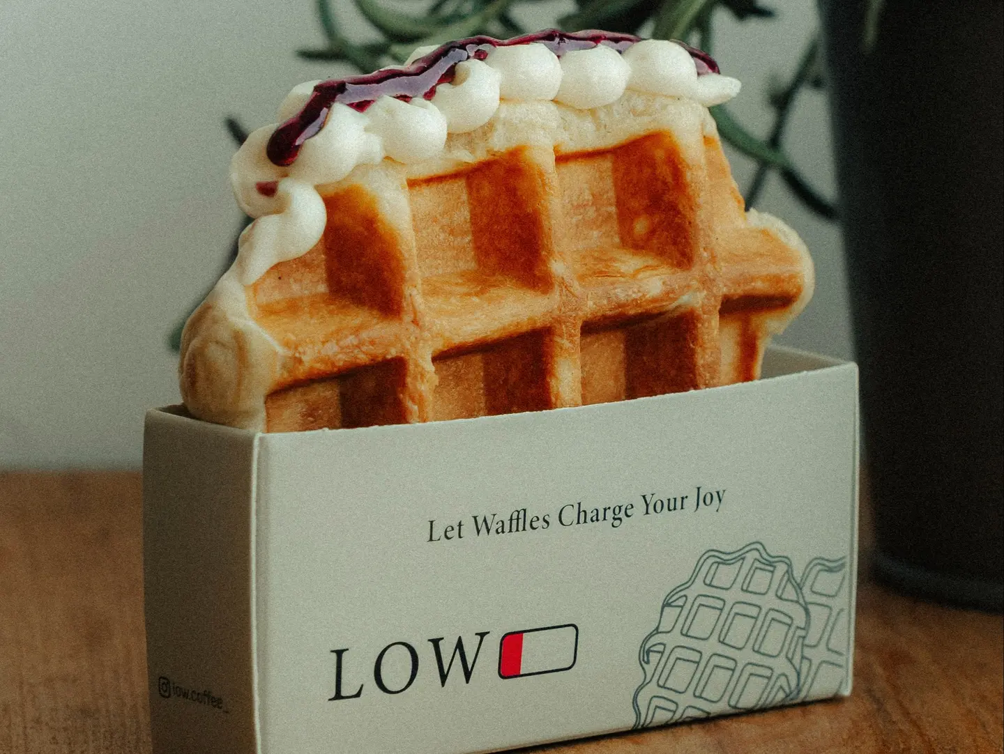 Waffle Cheesecake
