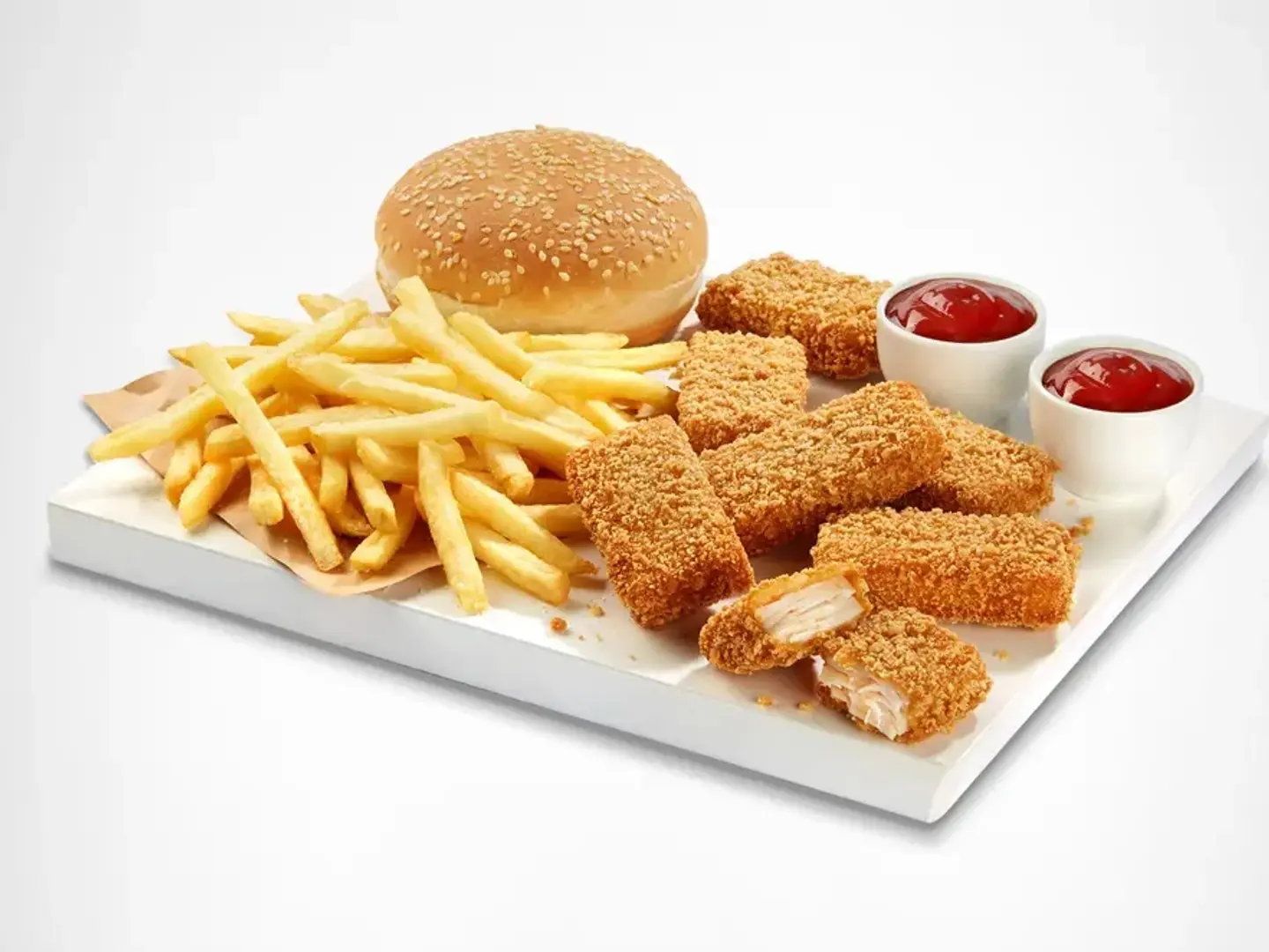 وجبه مسحب دجاج بوكس