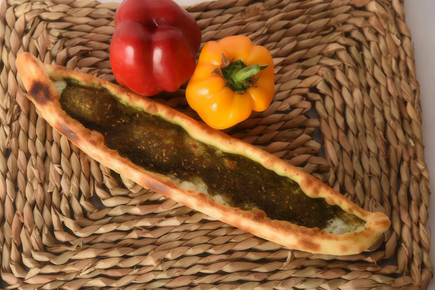 فطيرة زعتر لبنه