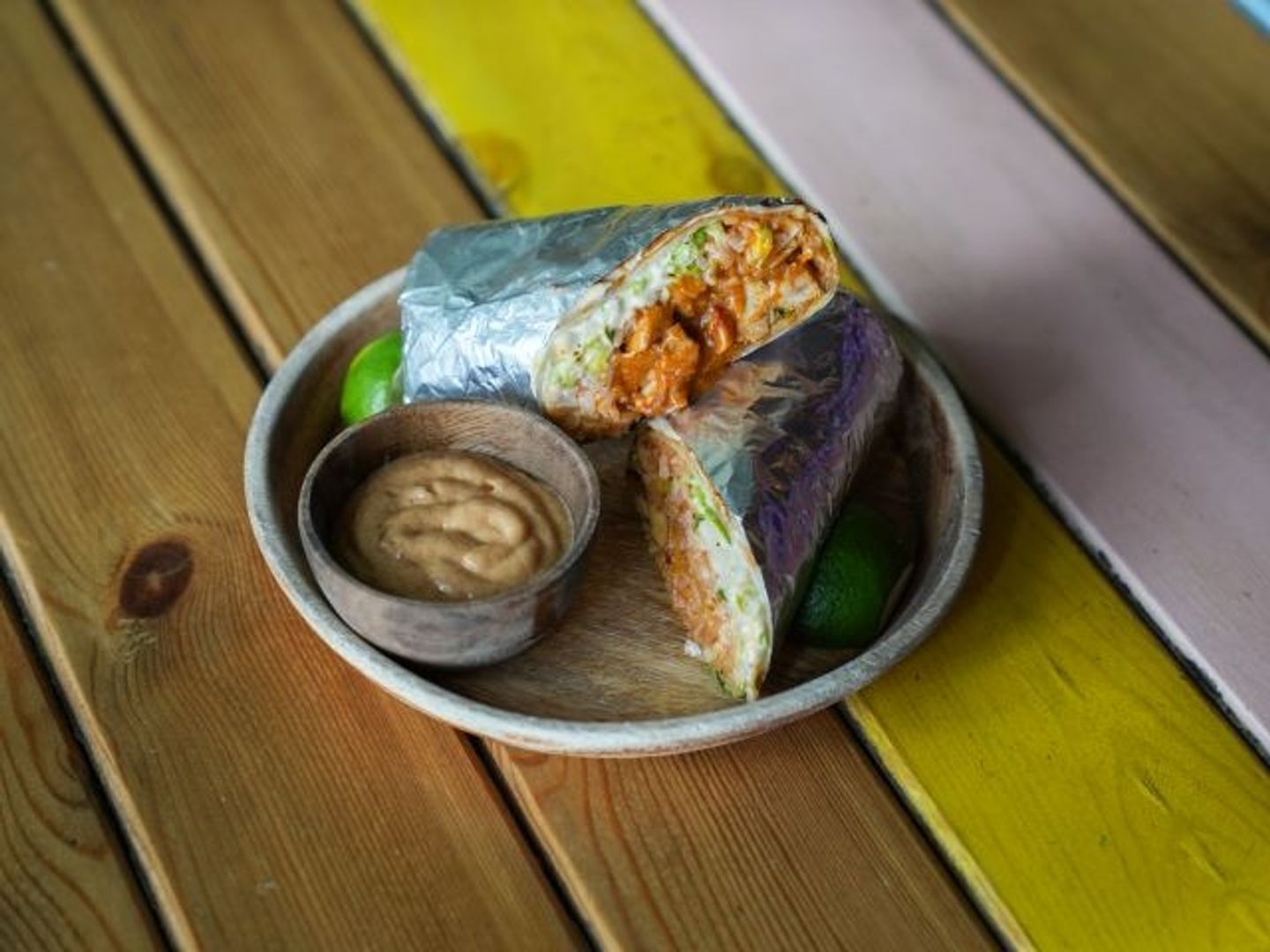 Fajita Chicken Burrito Sandwich