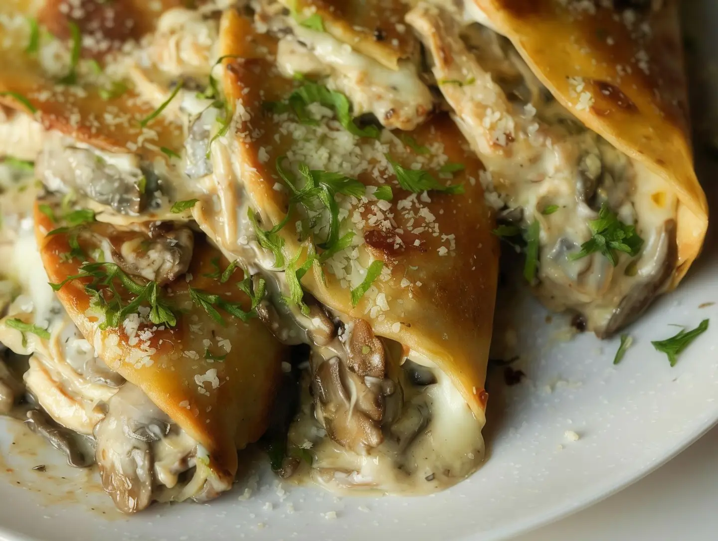 Mushroom And Chicken Quesadilla