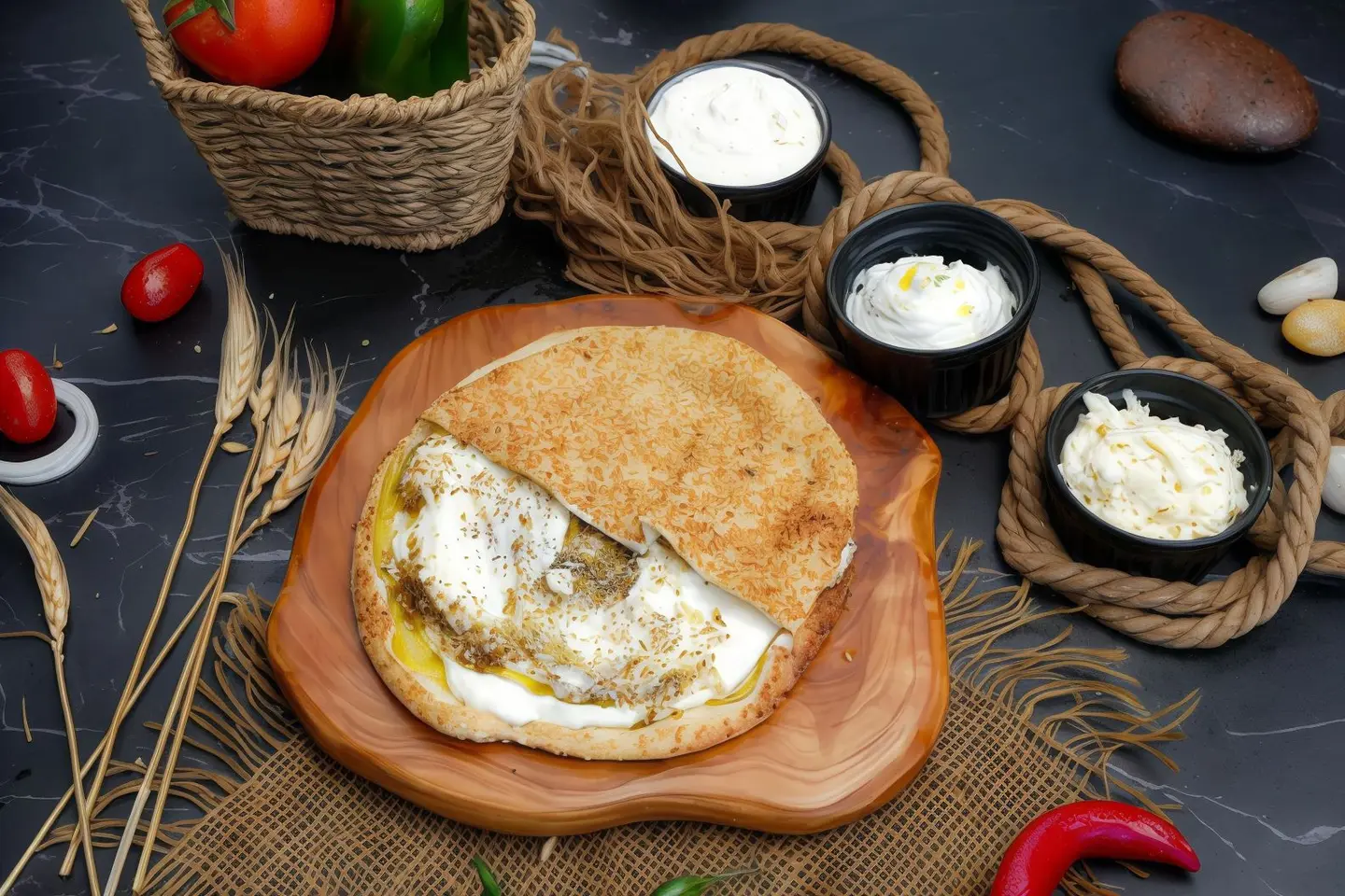 Kaak Labneh Zaatar