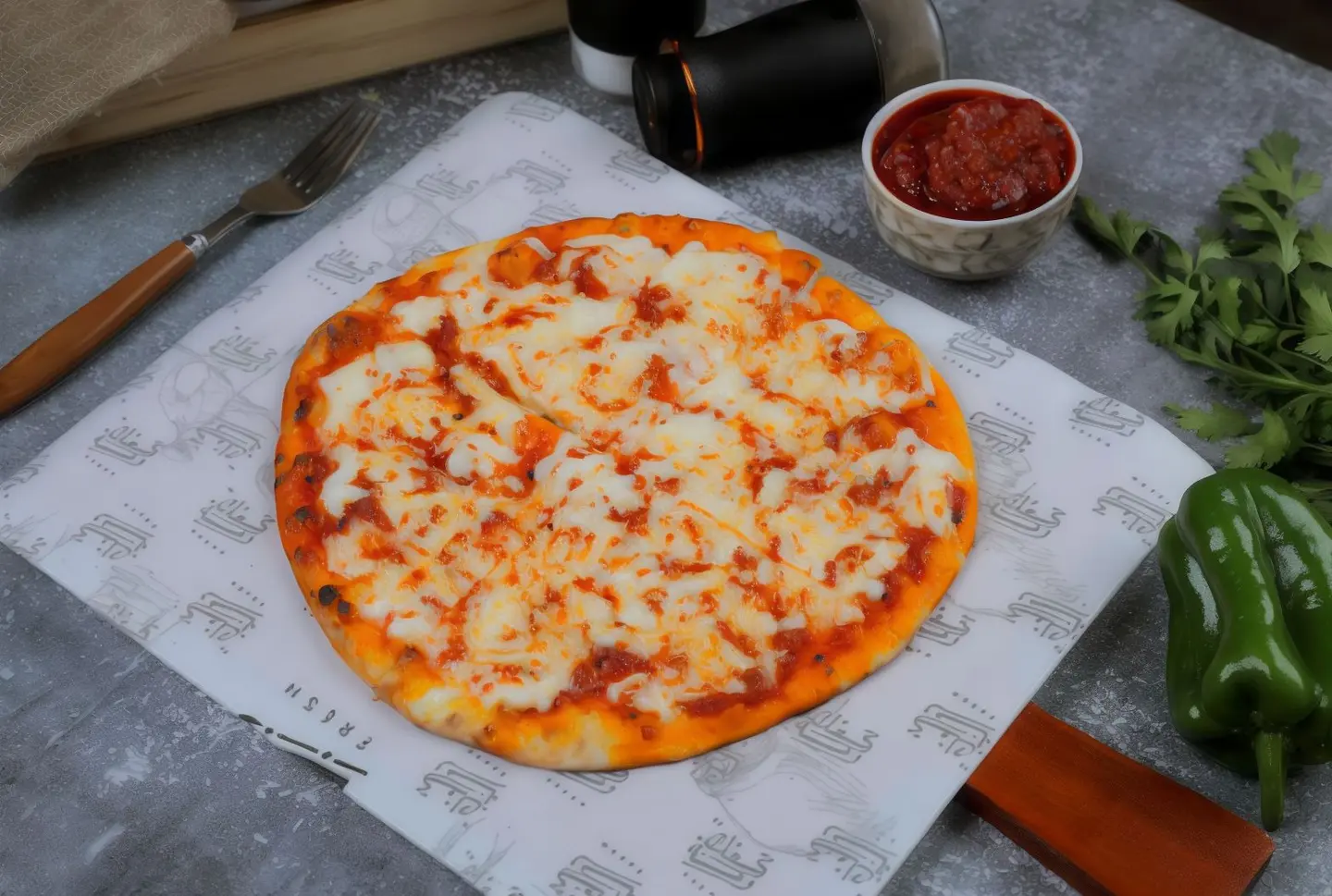 Muhammara With Cheese Mankousheh
