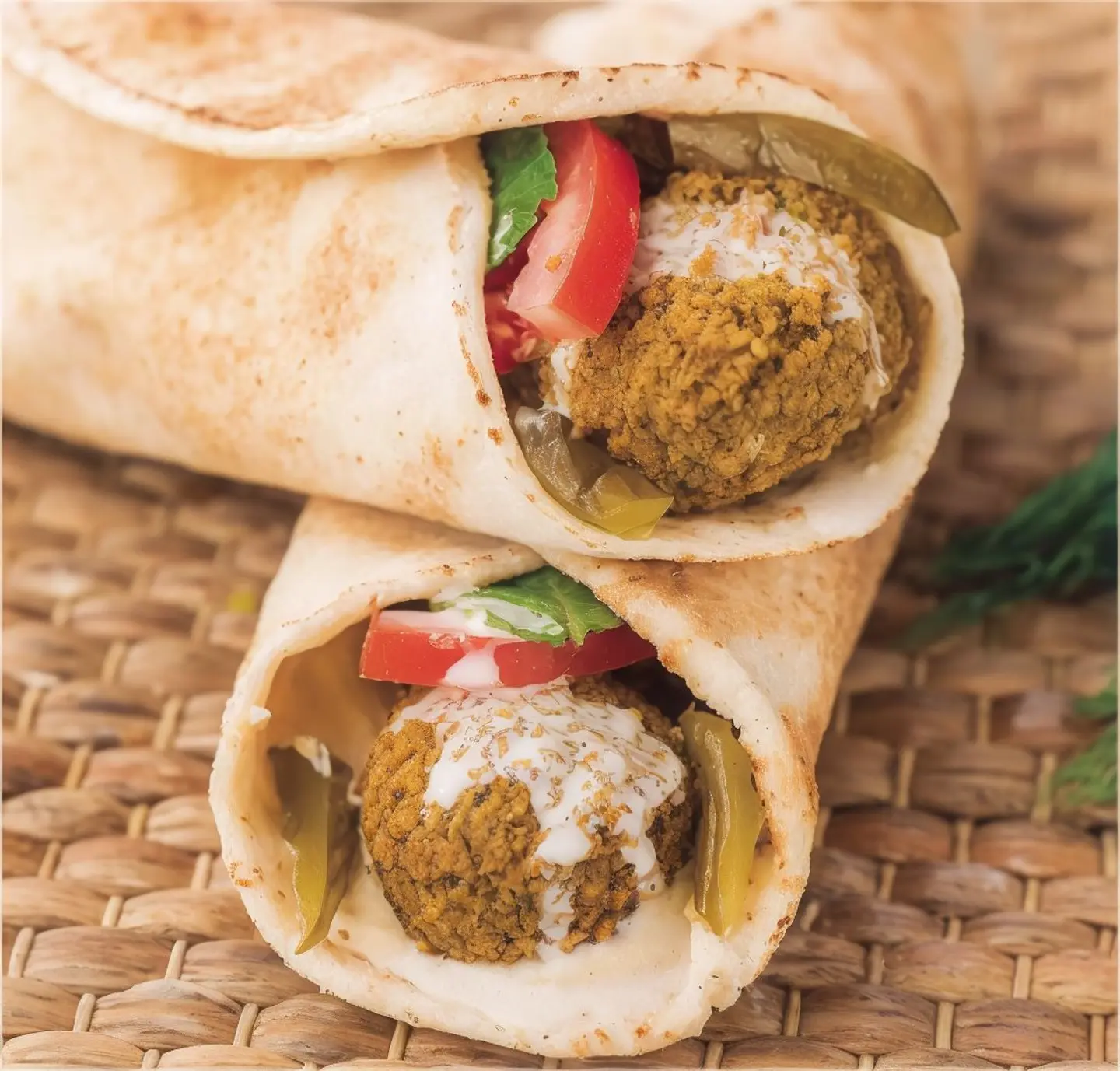 ساندوتش فلافل ( عيش )