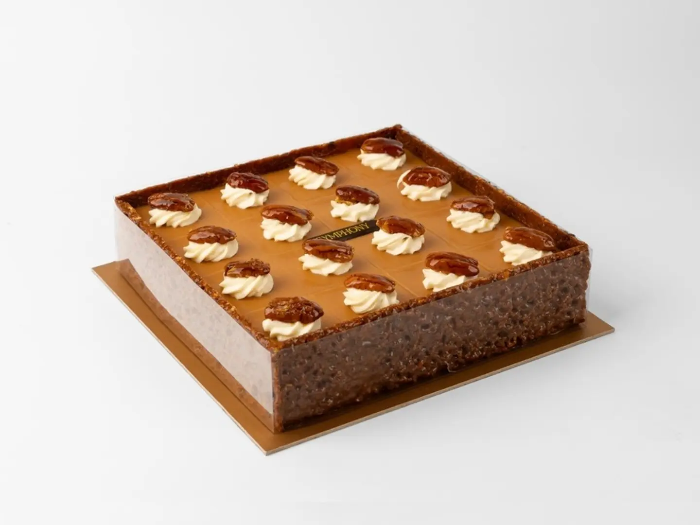 Carrot Cake With Caramel And Nuts