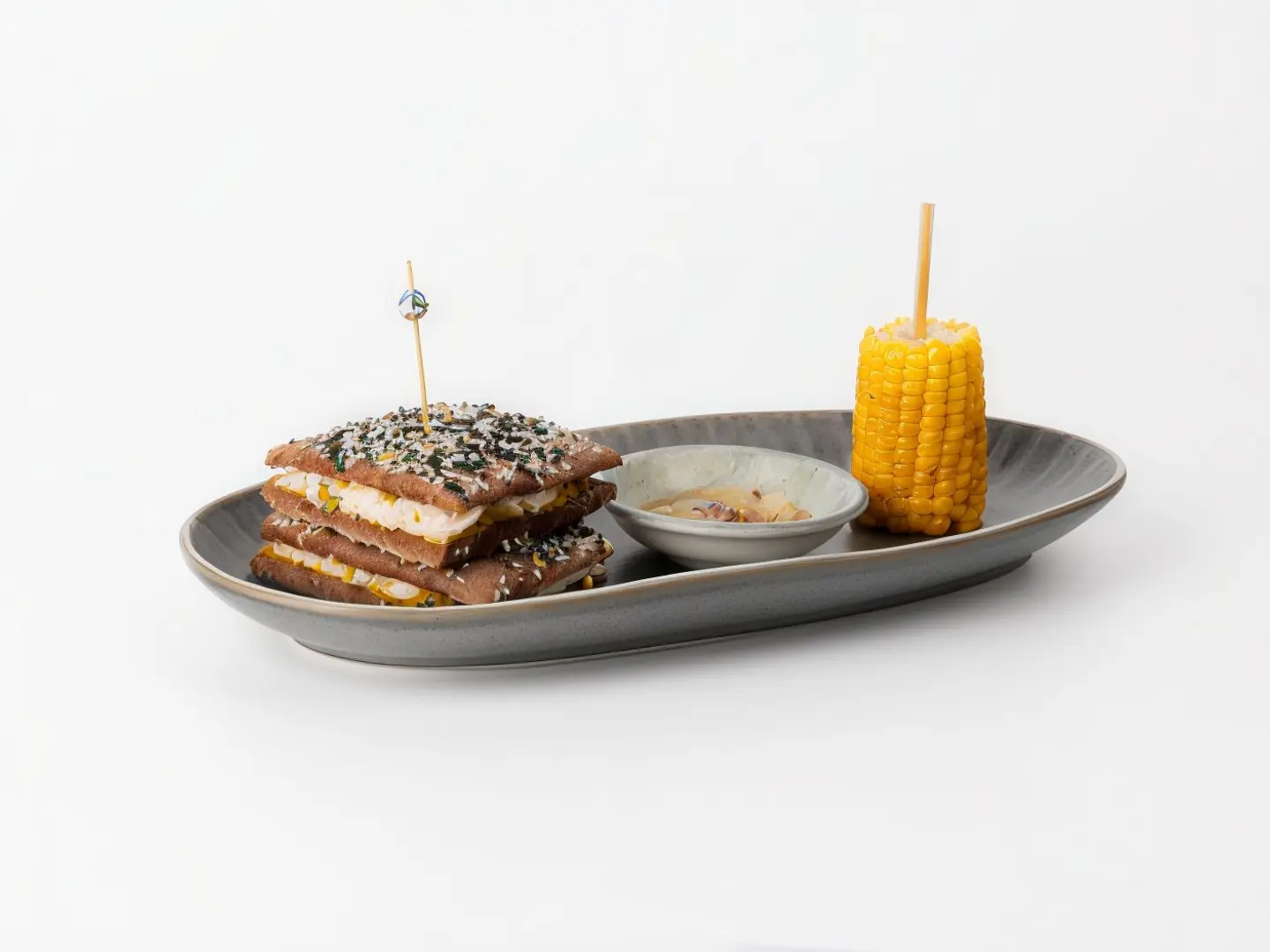 Tuna Ciabatta With Corn