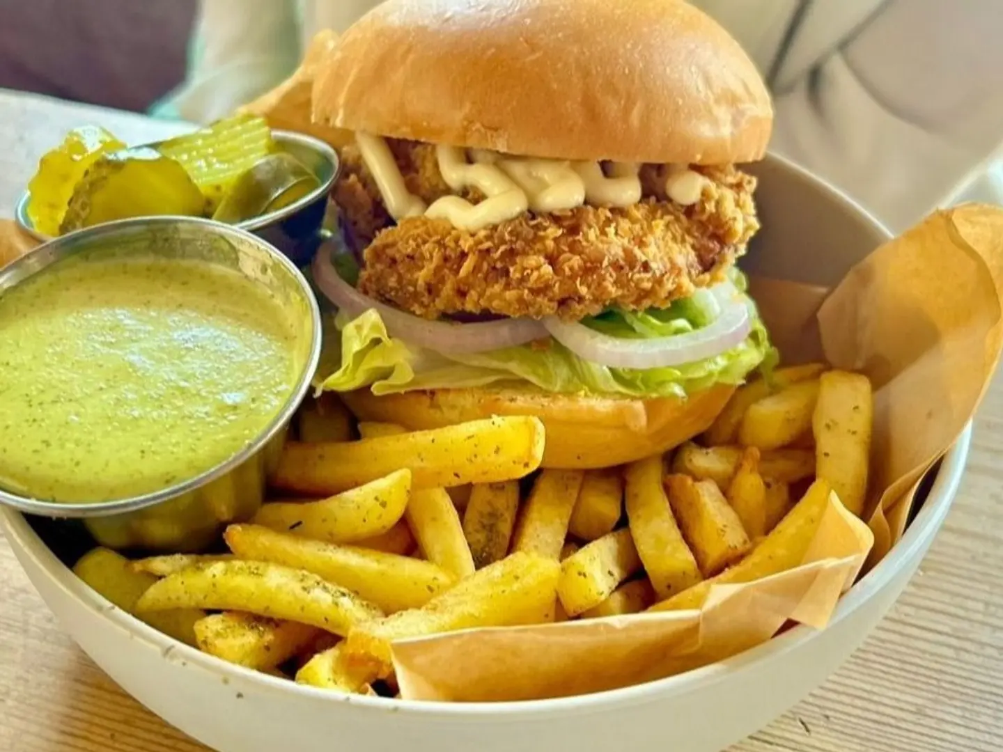 برقر الدجاج الكرسبي