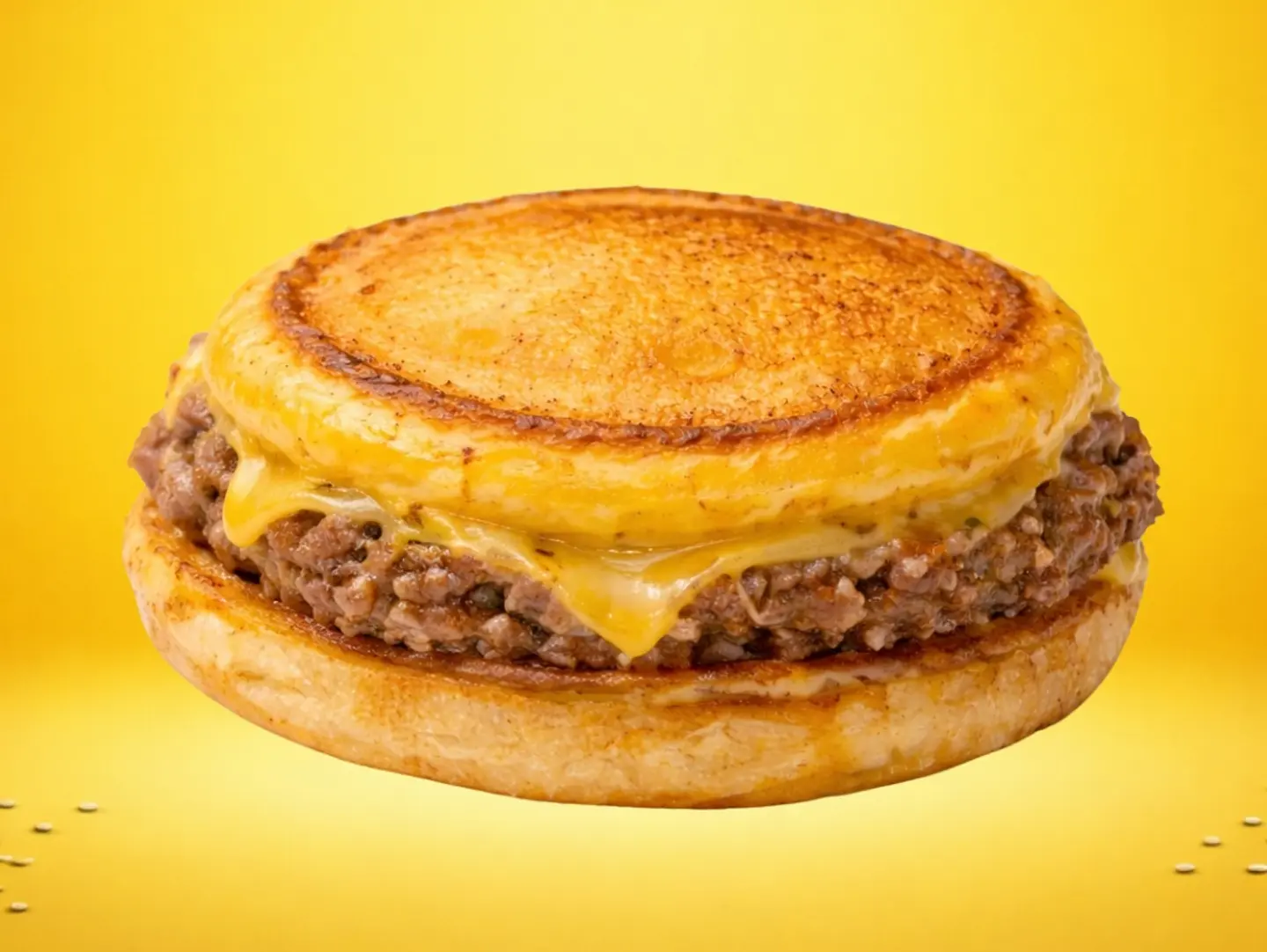 برجر لحم مقلوب سنقل