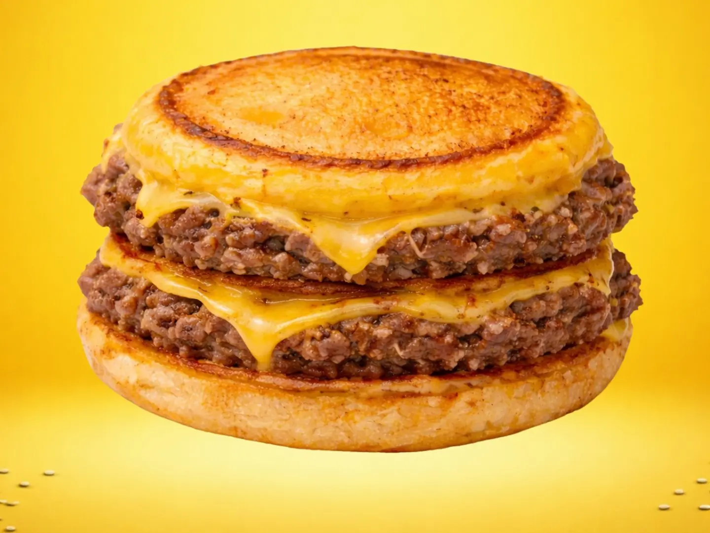 برجر مقلوب دبل لحم