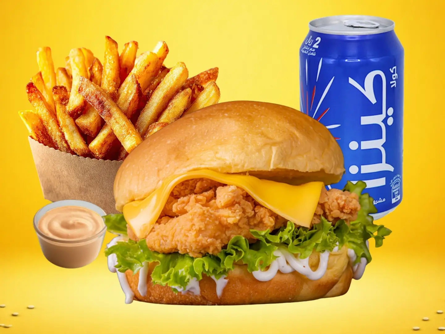 وجبة سنقل دجاج كرسبي