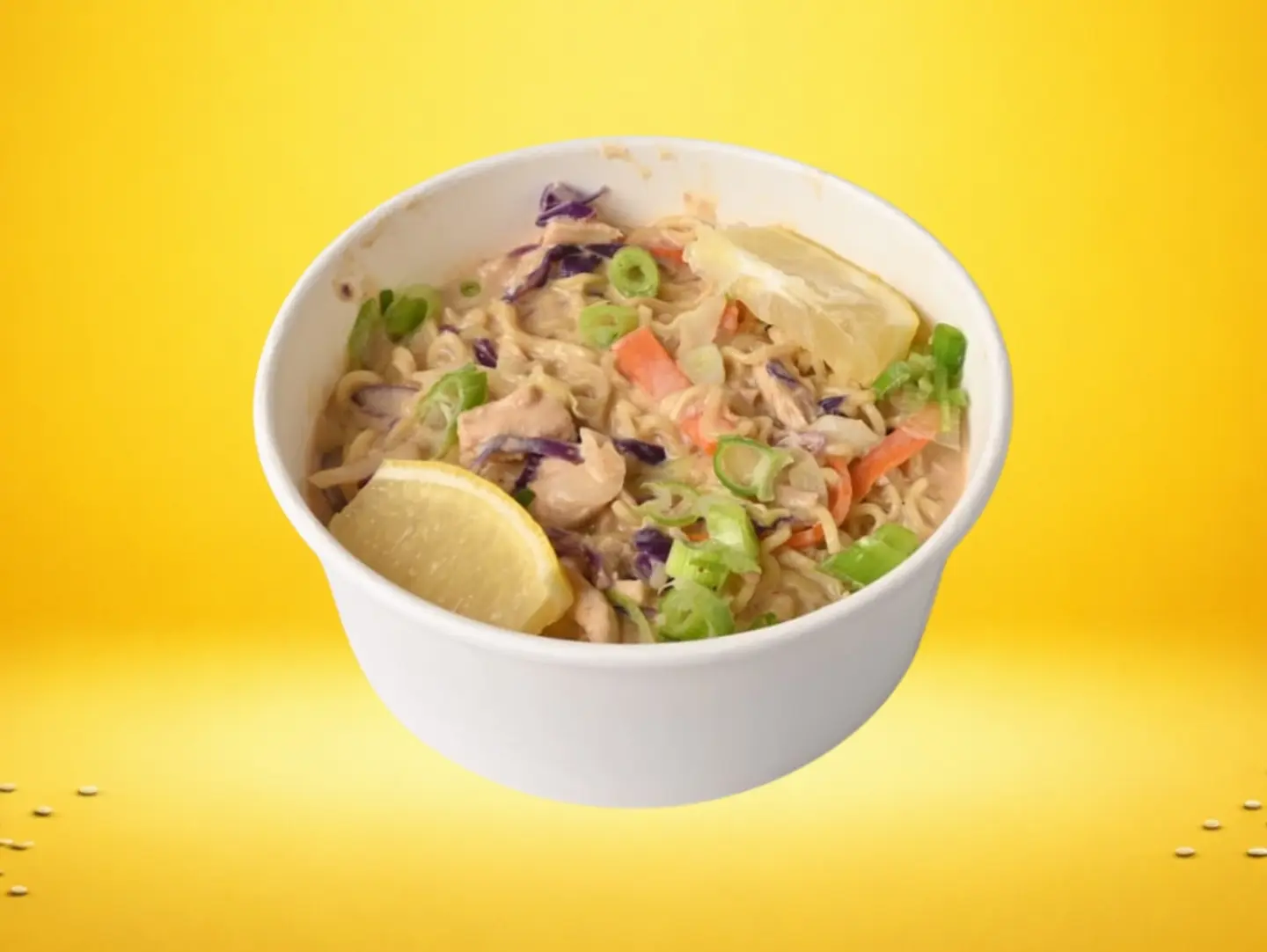 اندومي دجاج بالكريمة