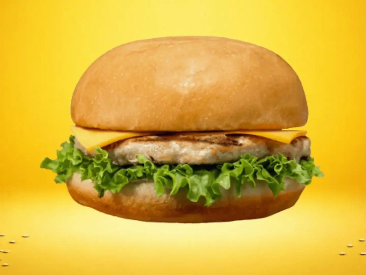 برجر سنقل دجاج مشوي