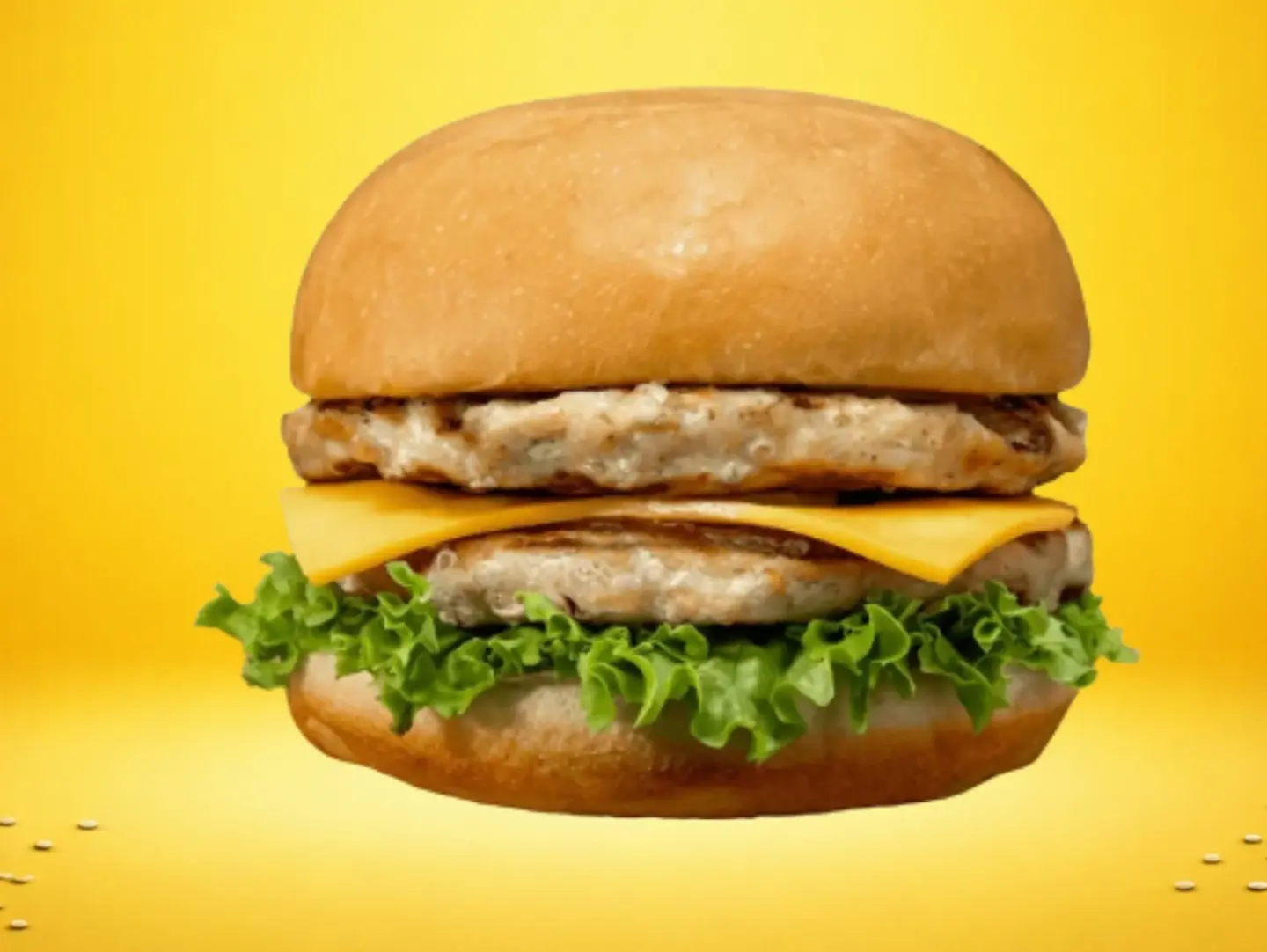 برجر دبل دجاج مشوي