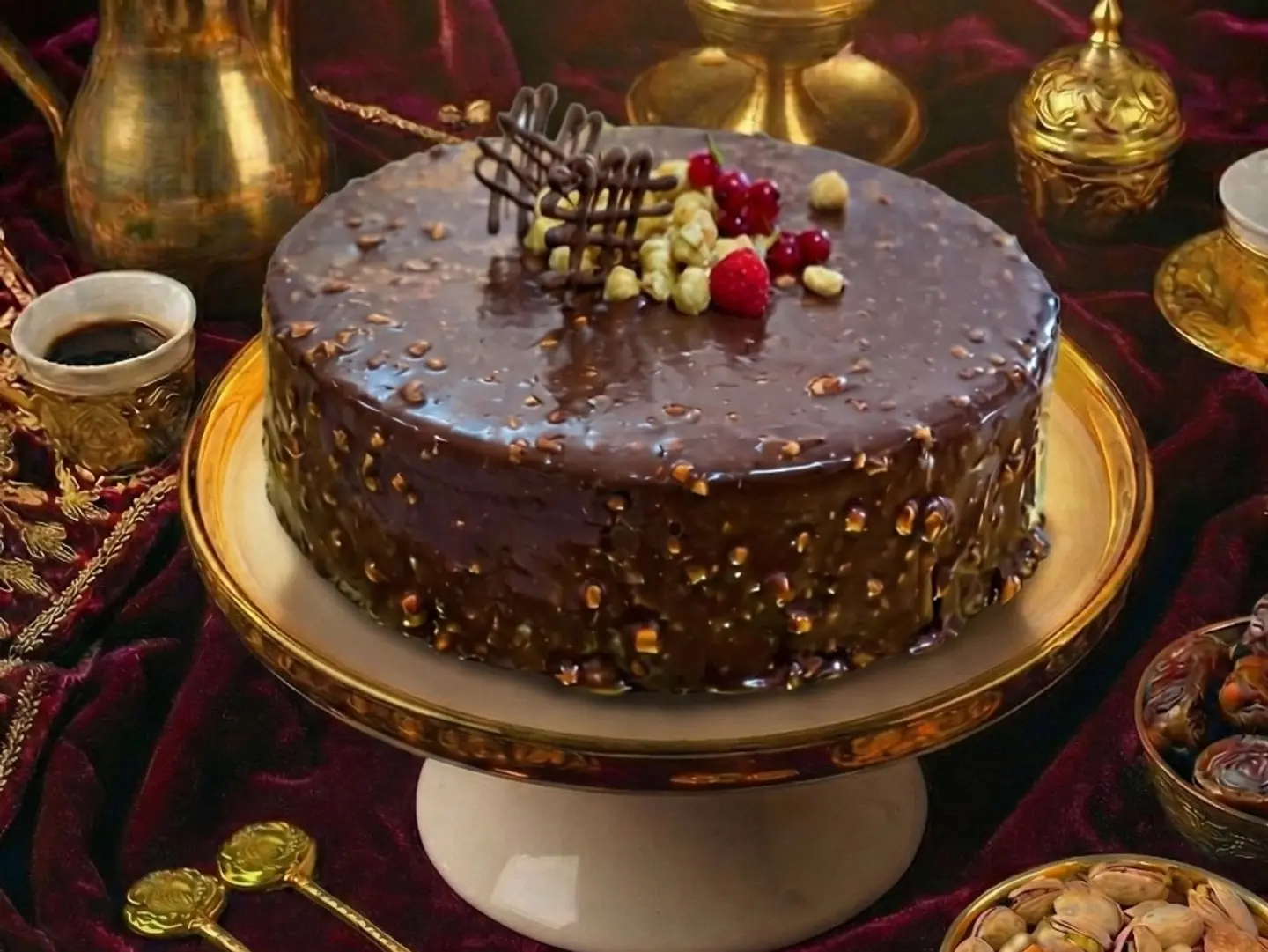 Large Rocher Cake