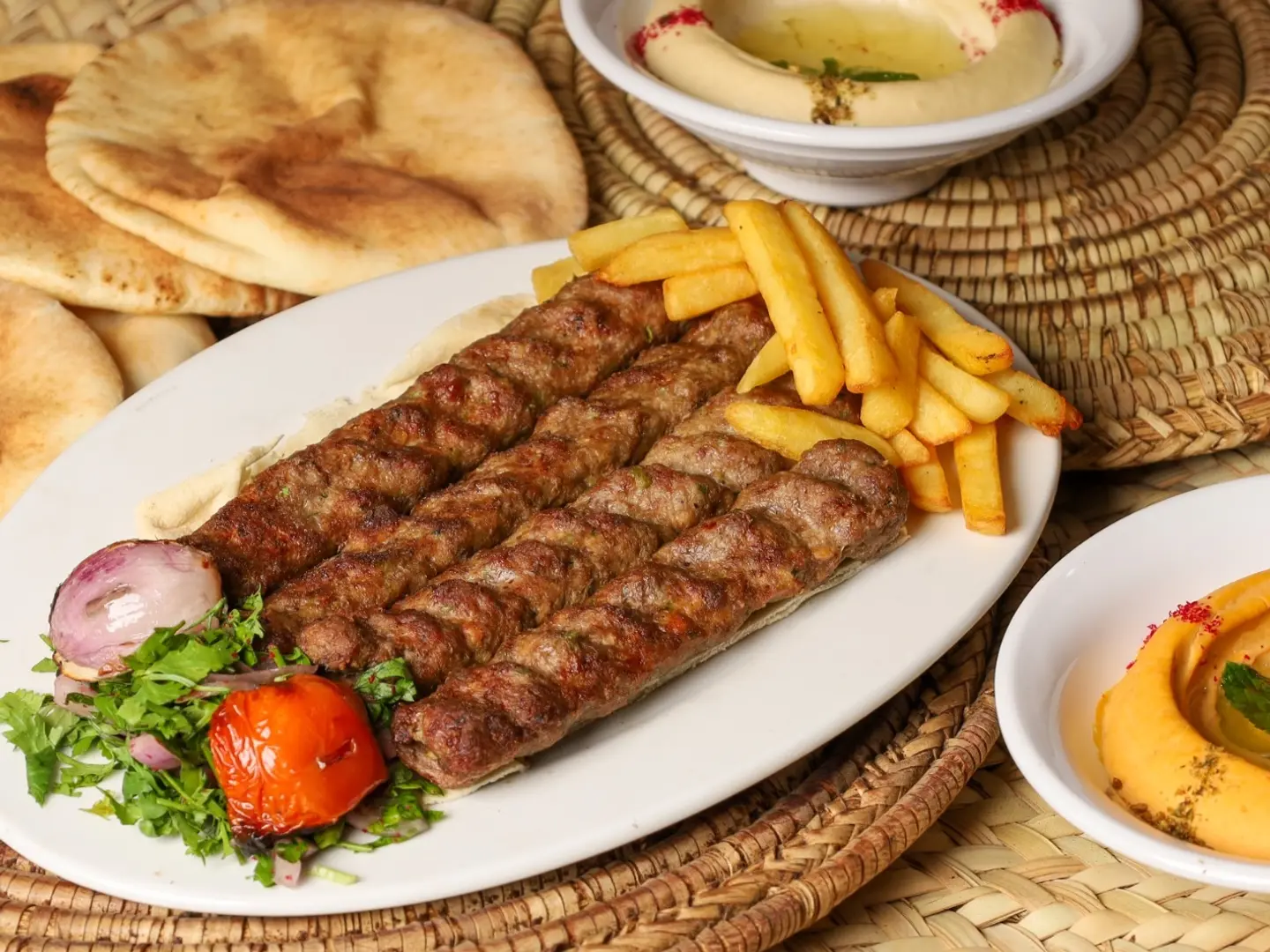 One Portion Of Meat Kebab