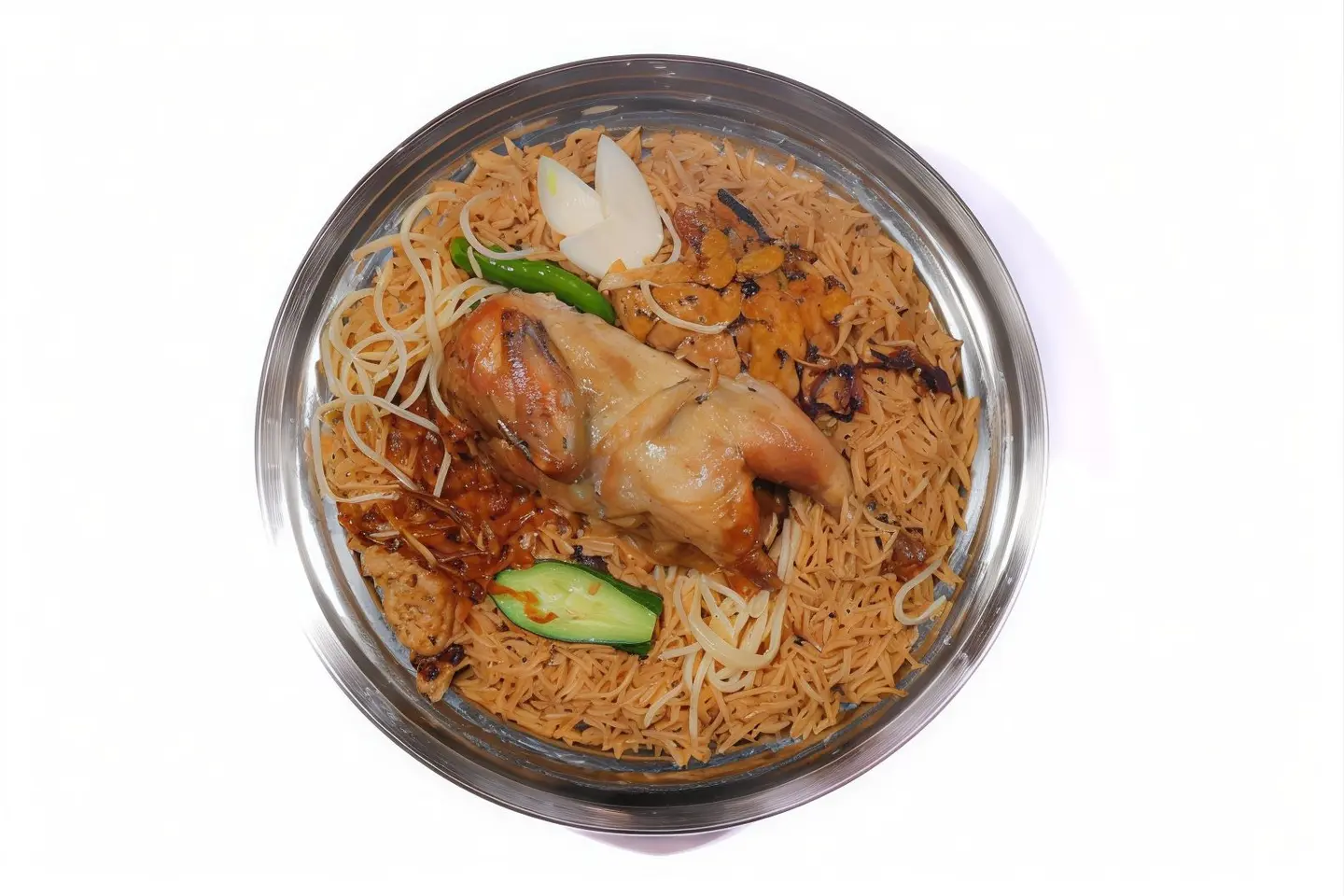 دجاج حنيذ مع الأرز - دجاجة كاملة