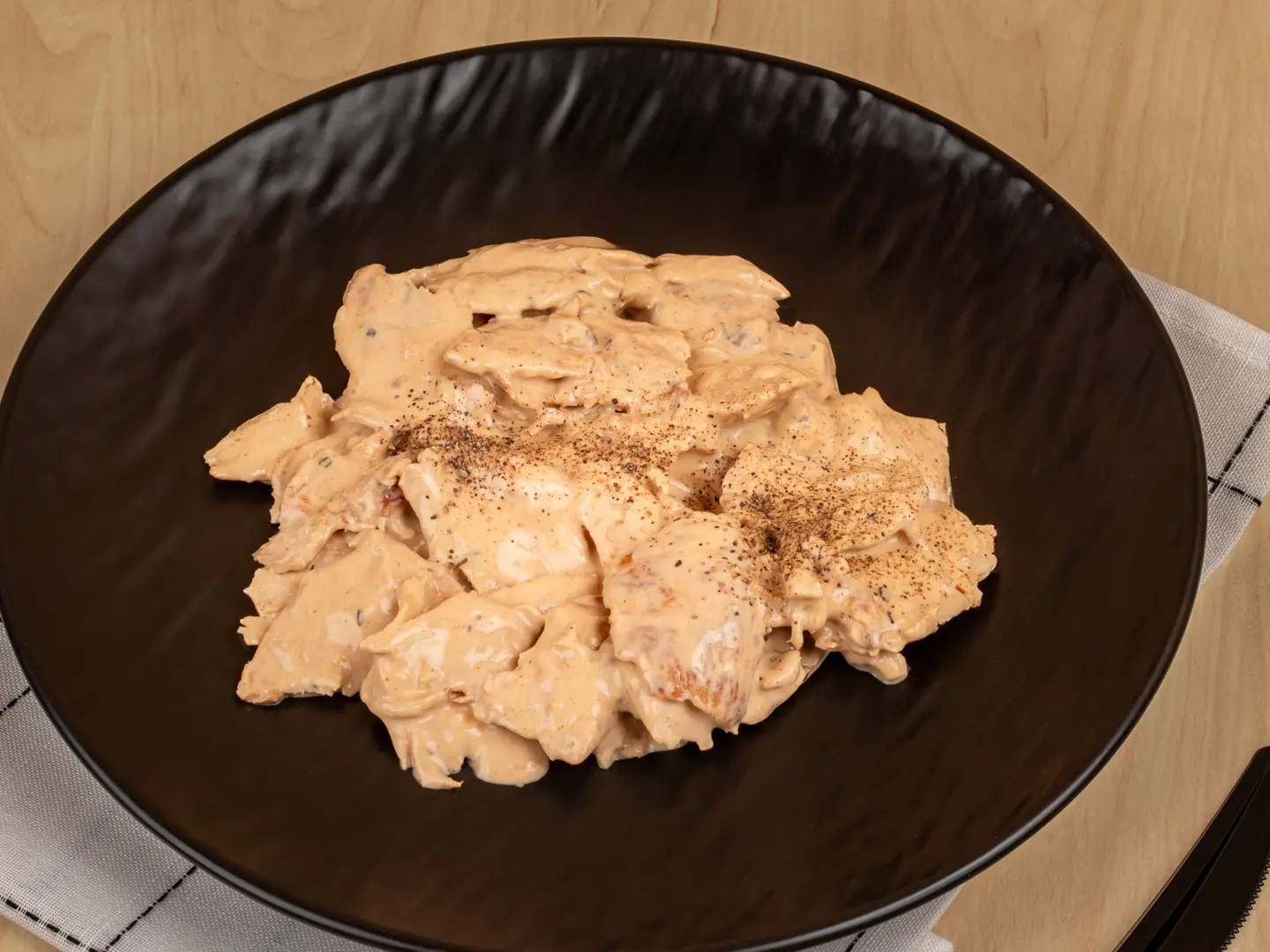 Creamy Black Pepper Chicken