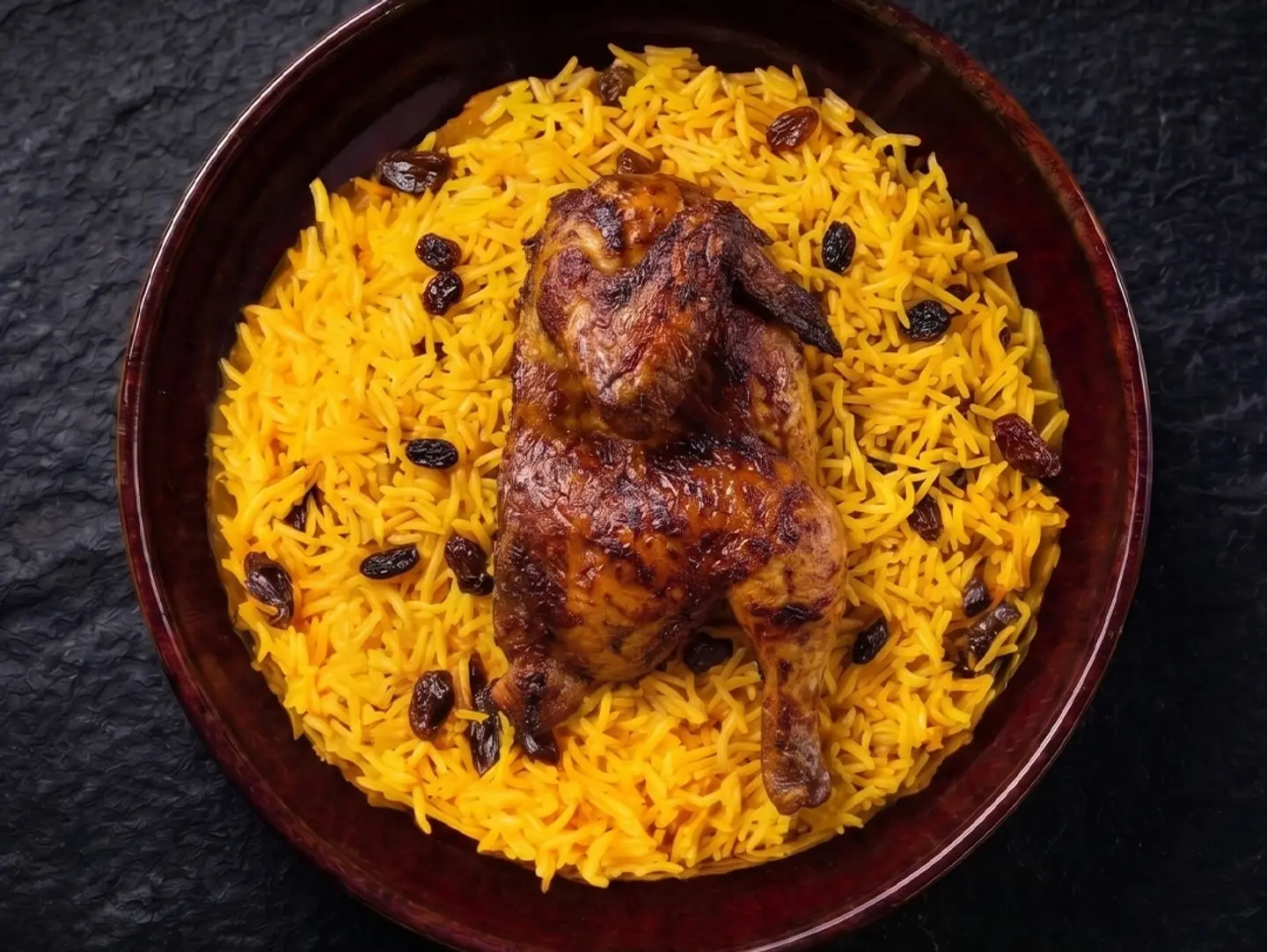Rotisserie Chicken With Rice - Half