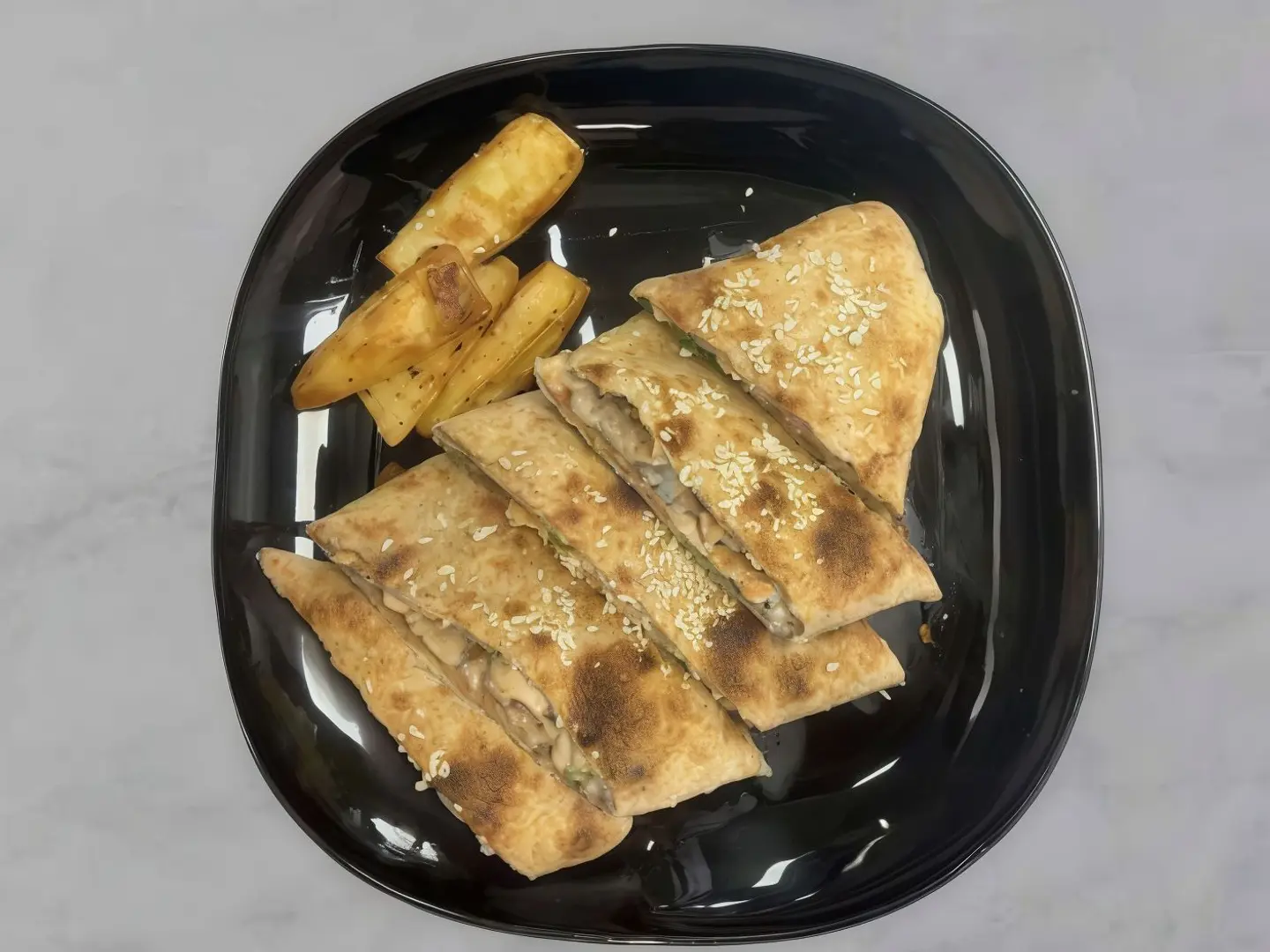 فطيرة لحم شاورما
