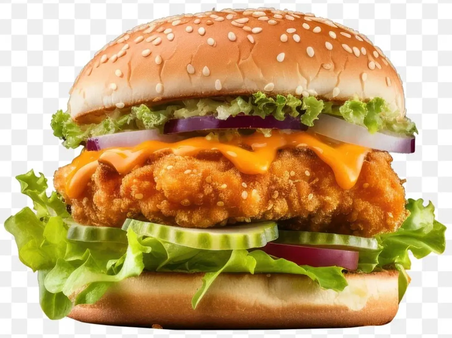 وجبة برقر دجاج جورميه