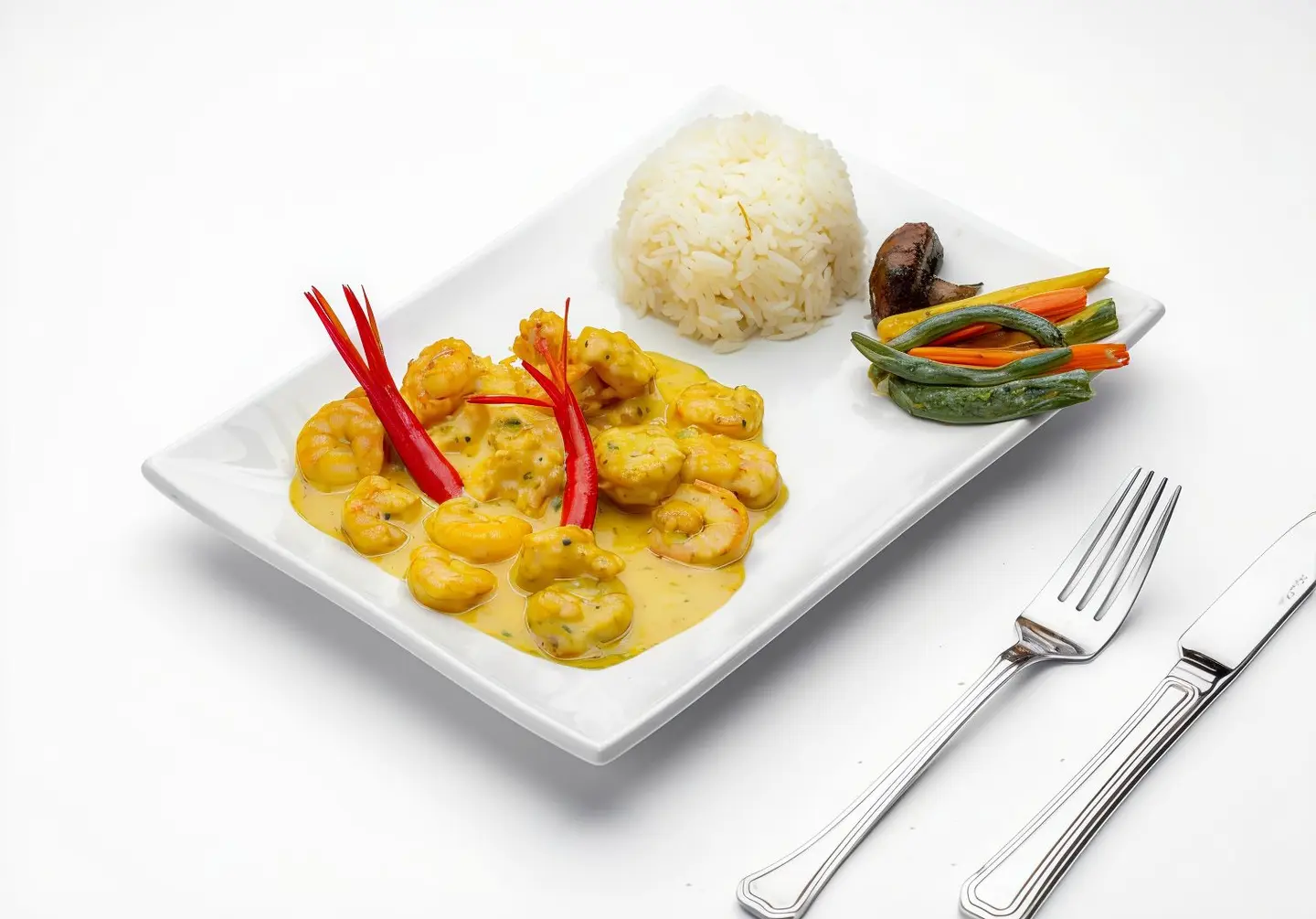 Shrimp With Curry Sauce