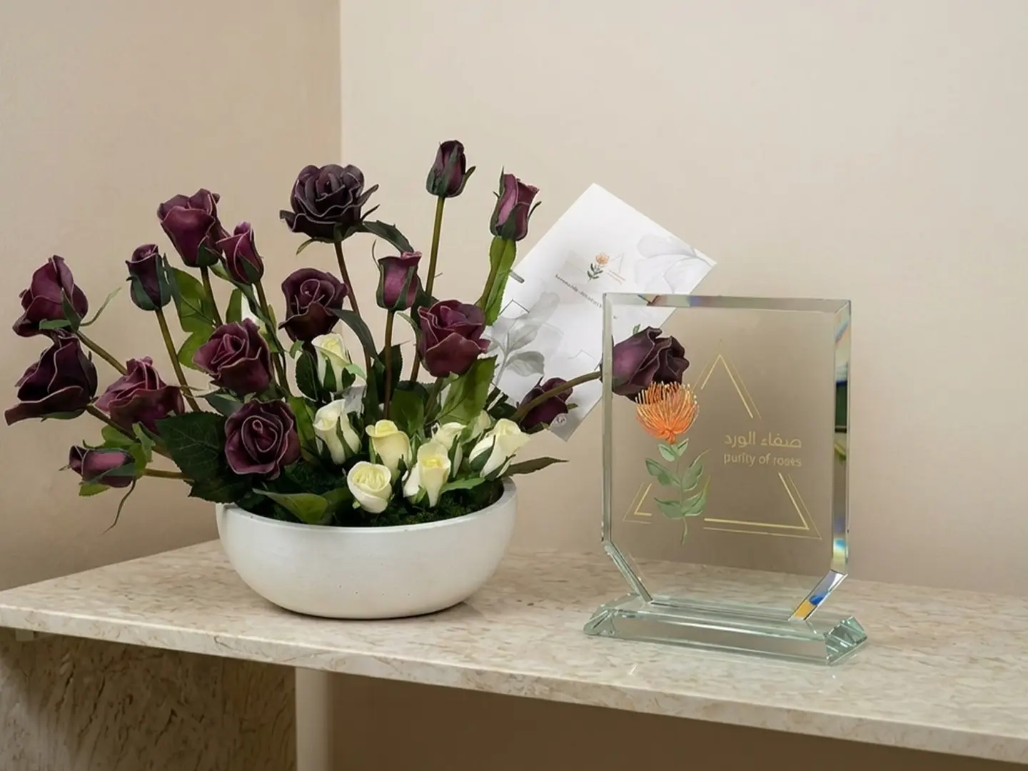 فازة الورد الصناعي رقم 4